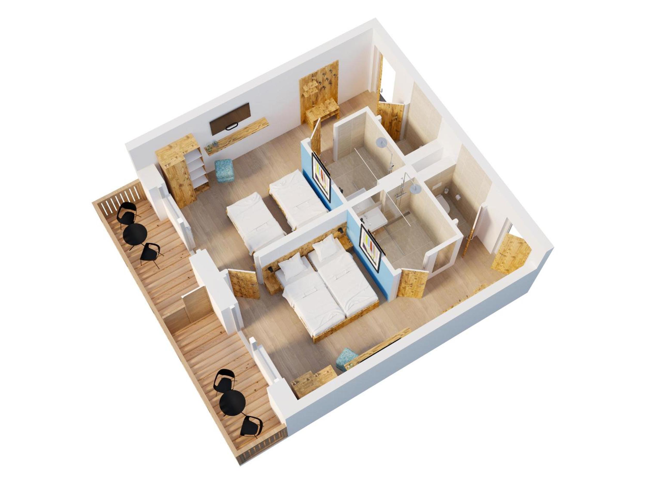 Family Double Room