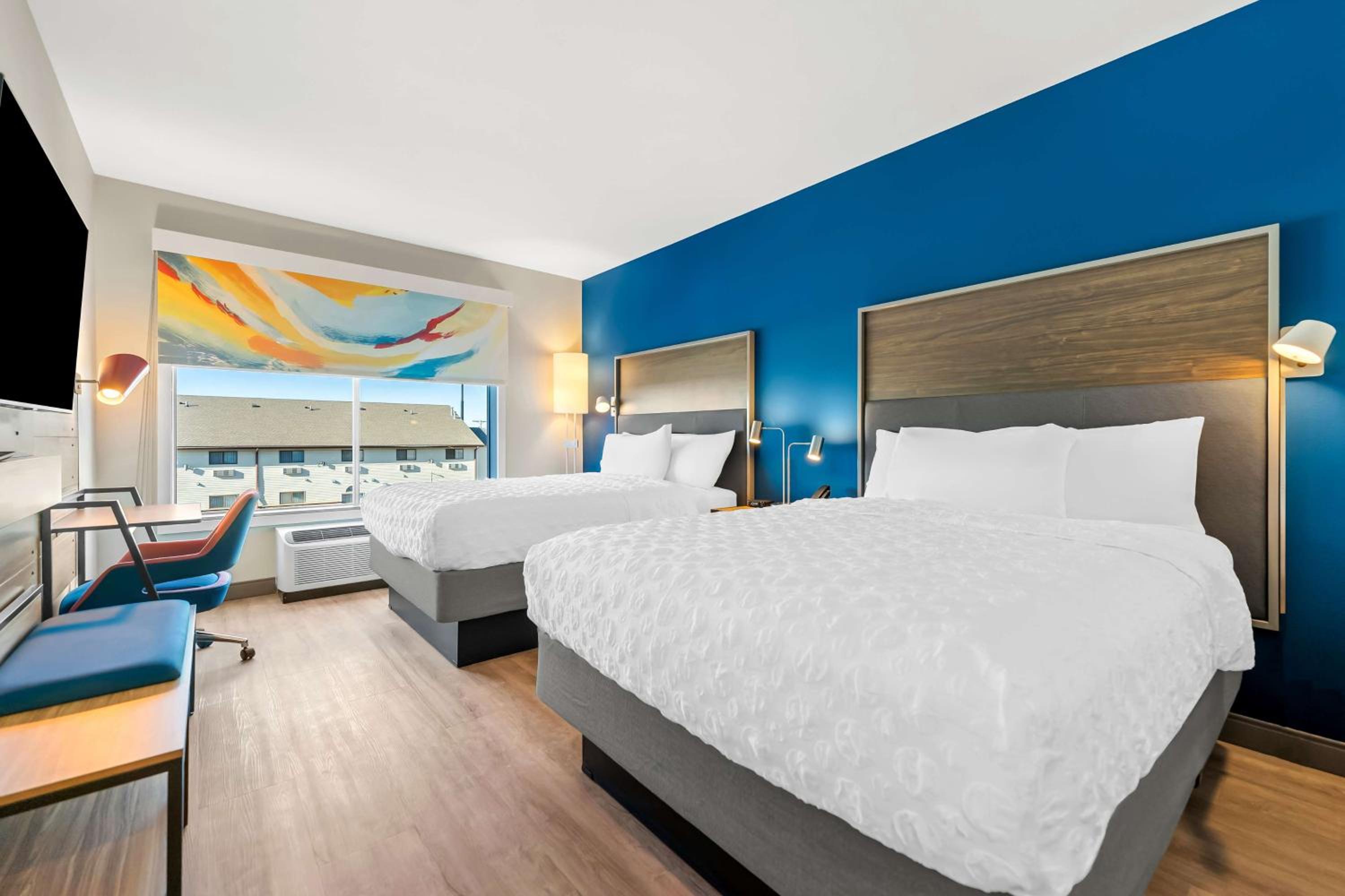 Queen Room with Two Queen Beds and Walk-In Shower photo 1