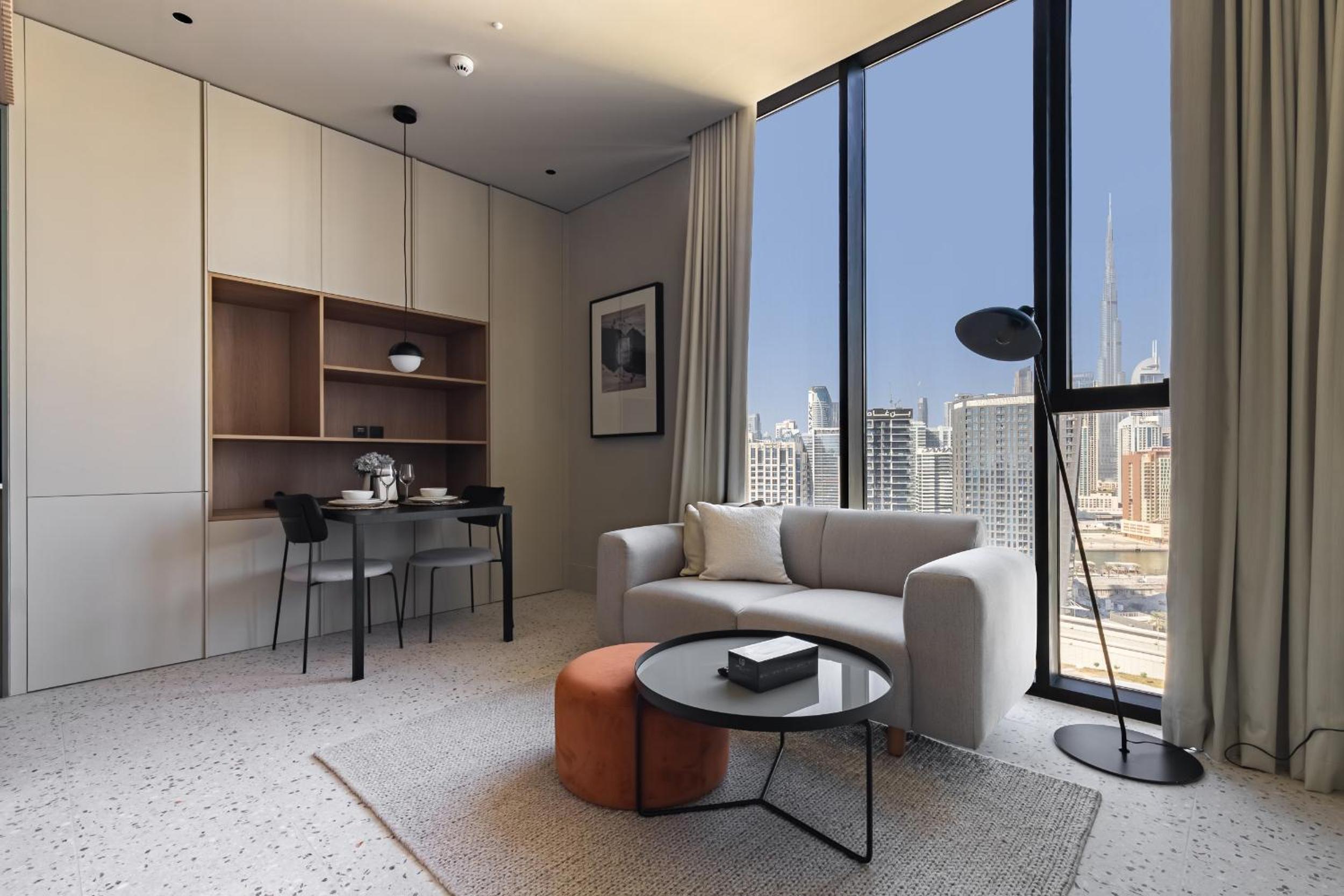 Studio with Burj Khalifa View photo 3