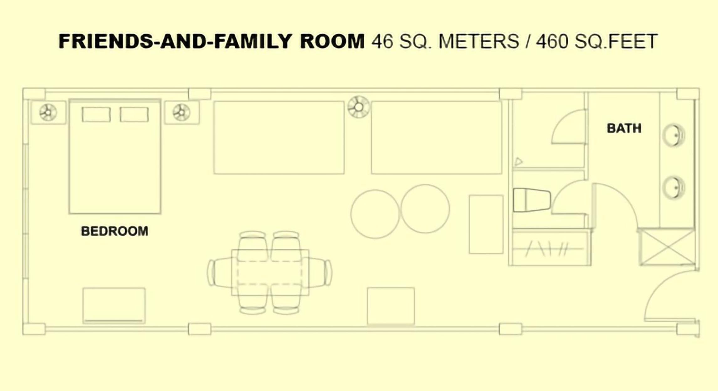 Upper-Level Friends-and-Family Room (Max 6 People, Breakfast Included) Upper-Level Friends-and-Family Room (Max 6 People, Breakfast Included)