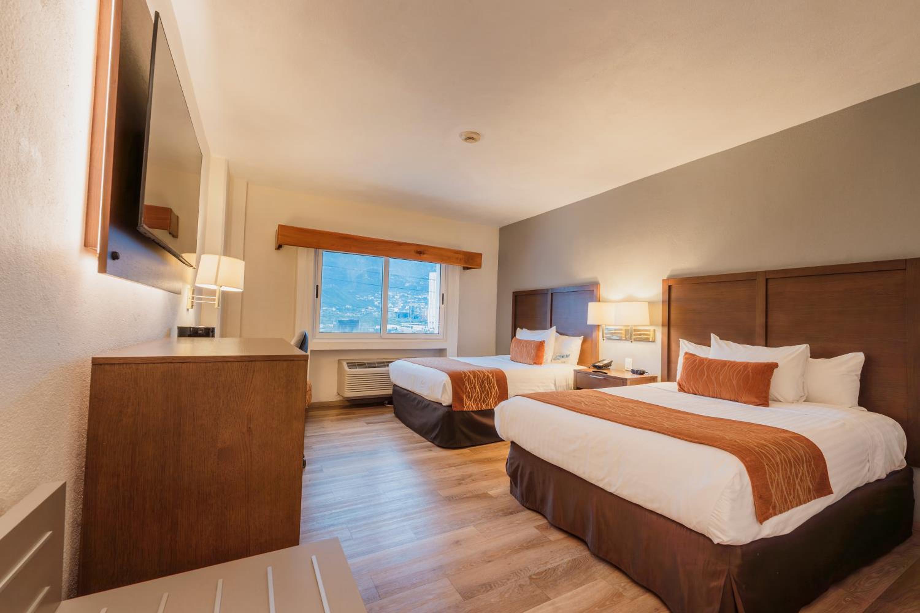 Double Suite with Two Double Beds and Balcony - Non Smoking