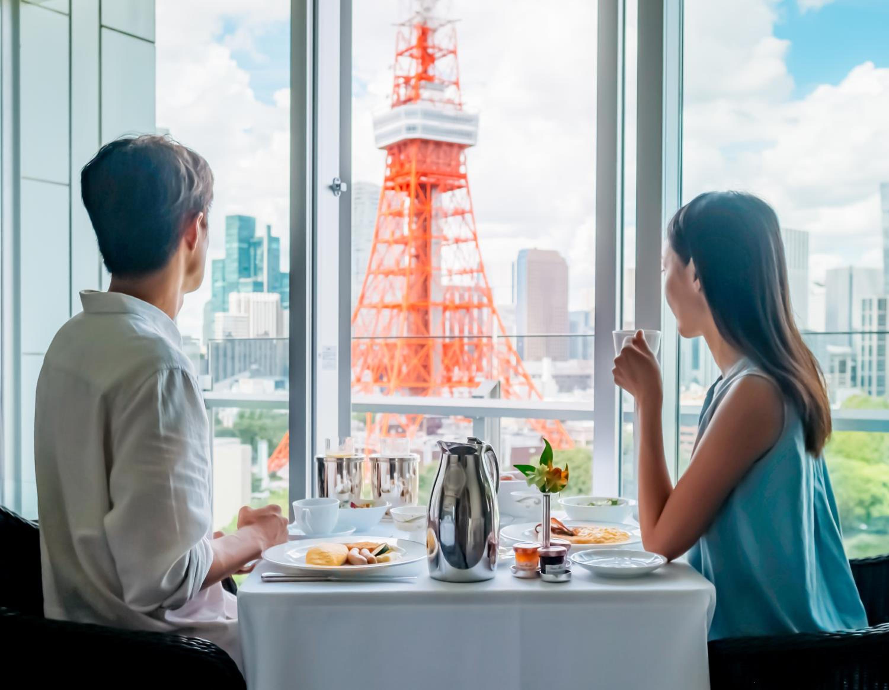 Adjoining (2 Rooms) Deluxe Twin Rooms with Tokyo Tower View Non-Smoking - Photo 1