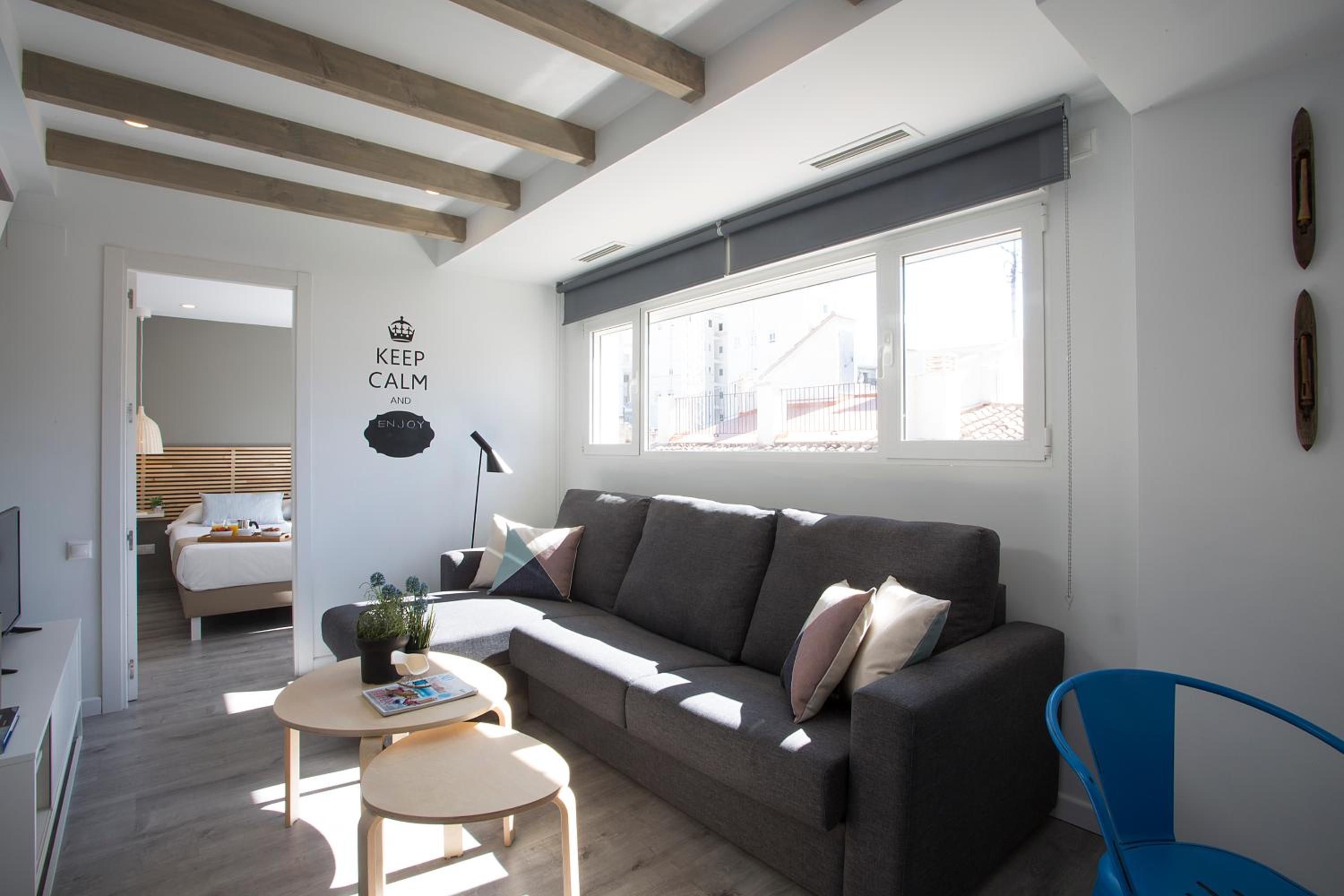 Apartamento de dos habitaciones - Ático