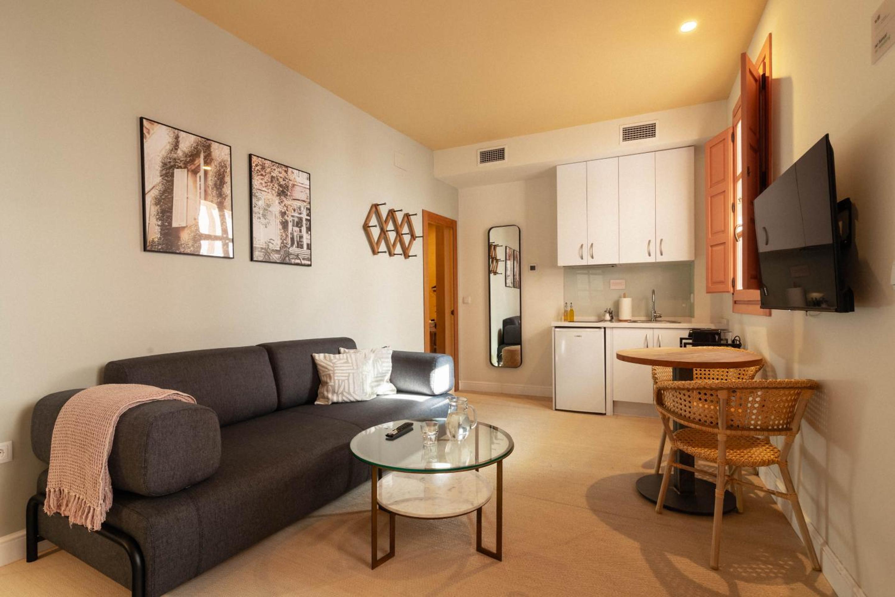 Studio with private patio
