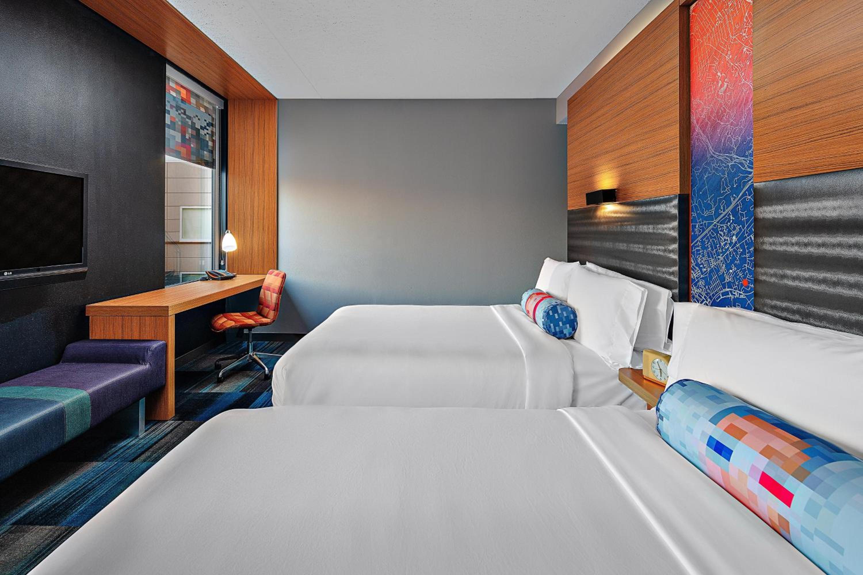 Queen Room with Two Queen Beds and Transfer Shower - Mobility and Hearing Accessible photo 1
