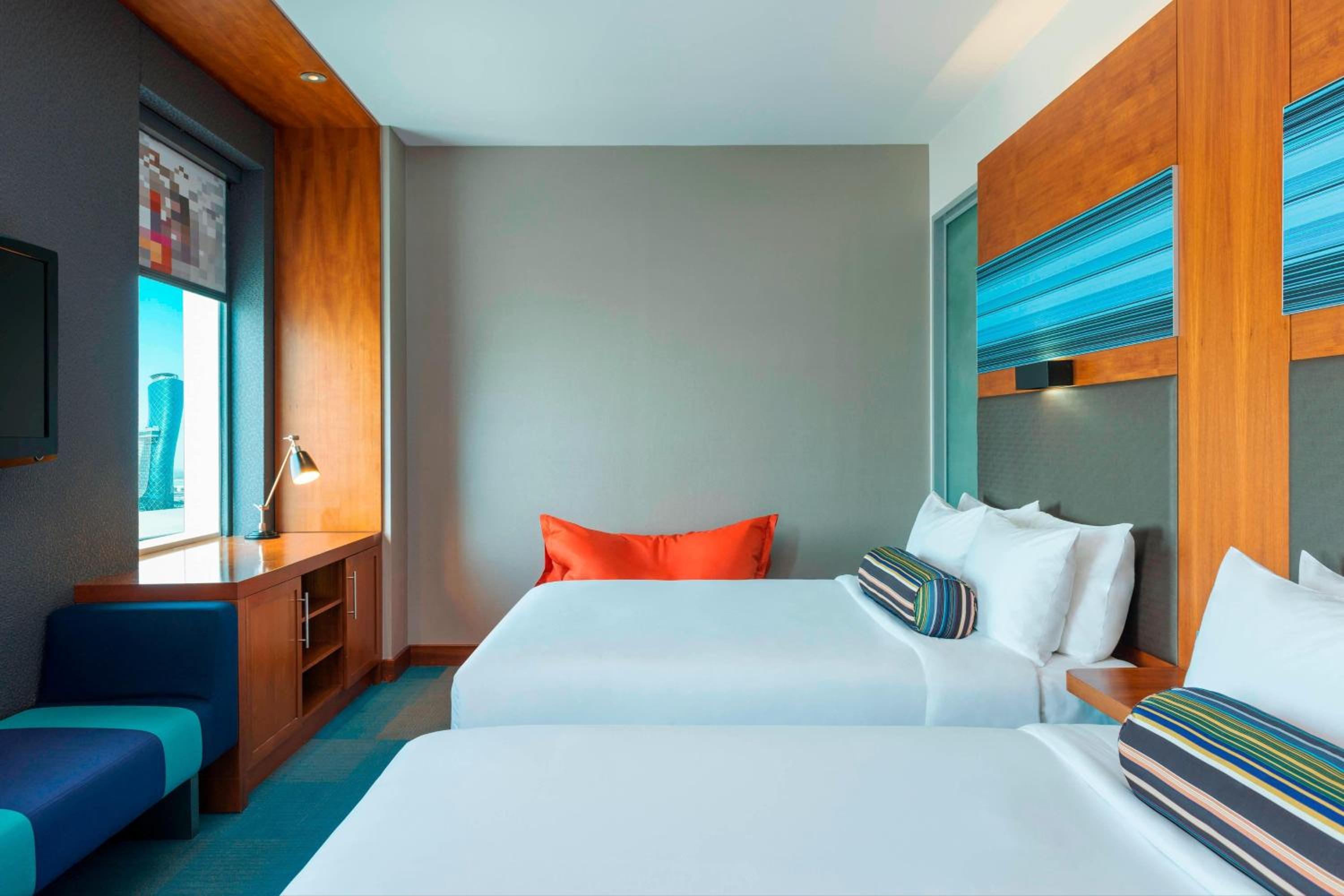Aloft Room, Guest room, 2 Queen — photo 2