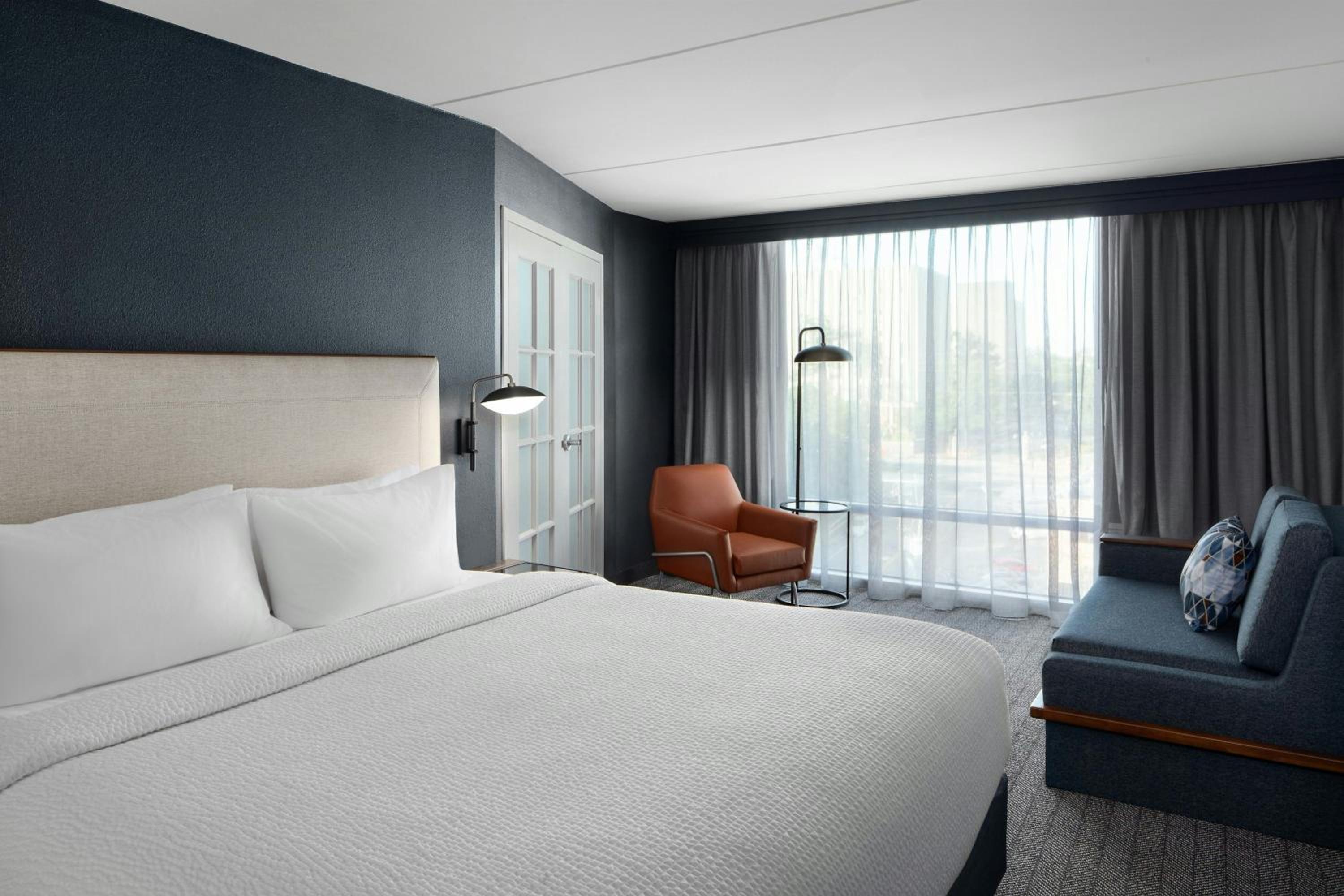 One-Bedroom King Suite with Roll-In Shower and Sofa Bed - Mobility Access/Hearing Accessible photo 3