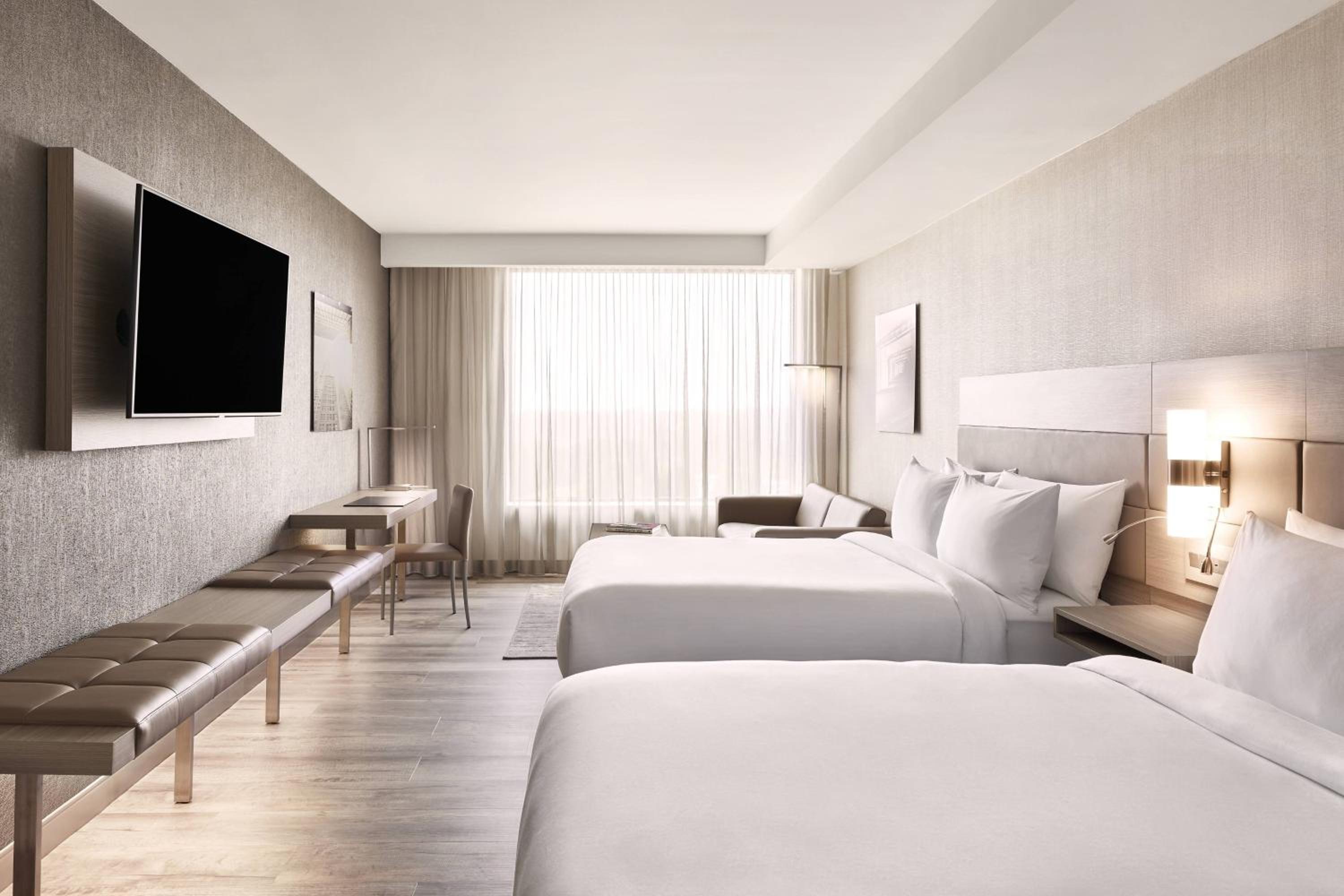 Queen Room with Two Queen Beds and Sofa Bed - Hearing Accessible