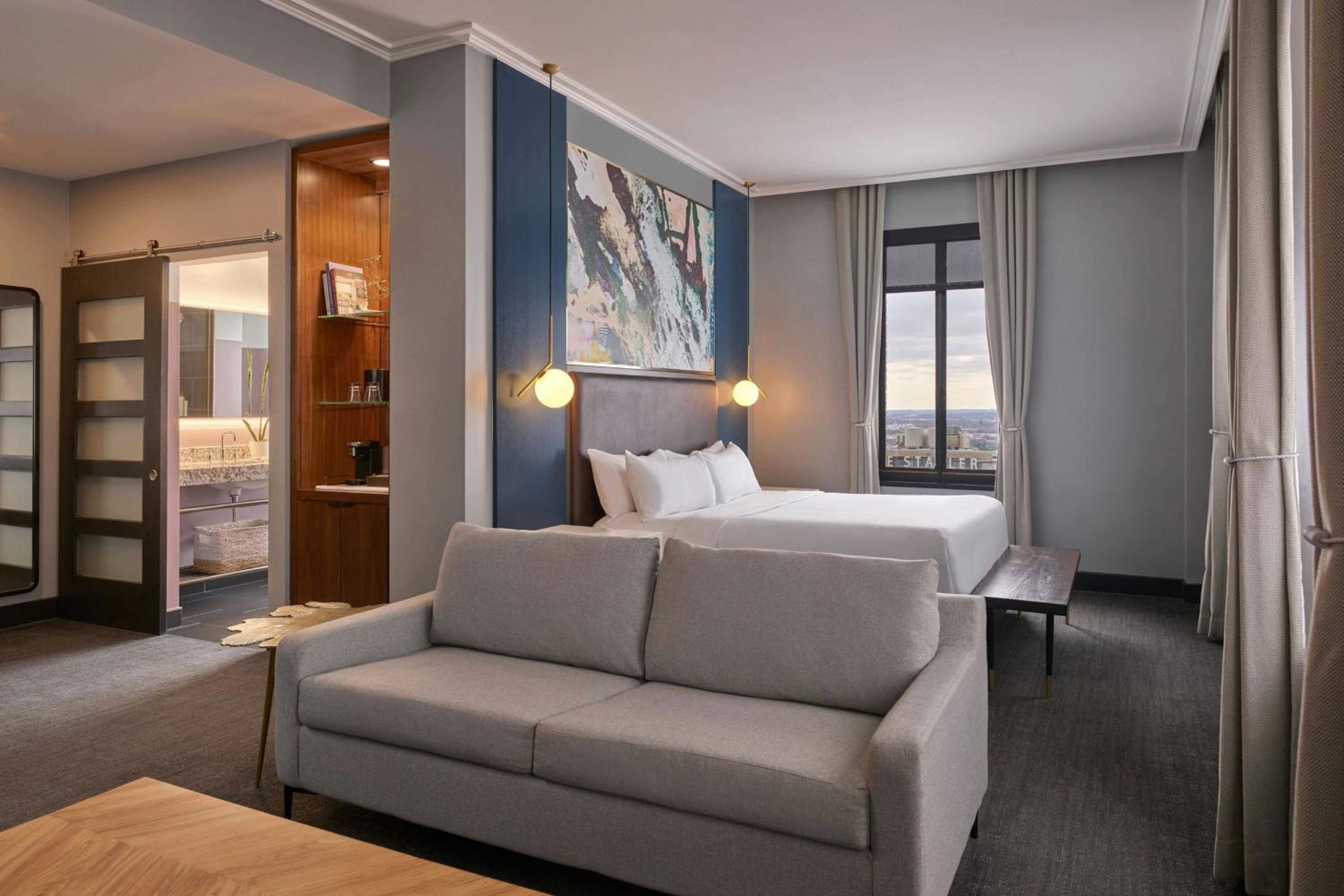 One-Bedroom Junior King Suite with Sofa Bed - Mobility Accessible with Roll-In Shower photo 3