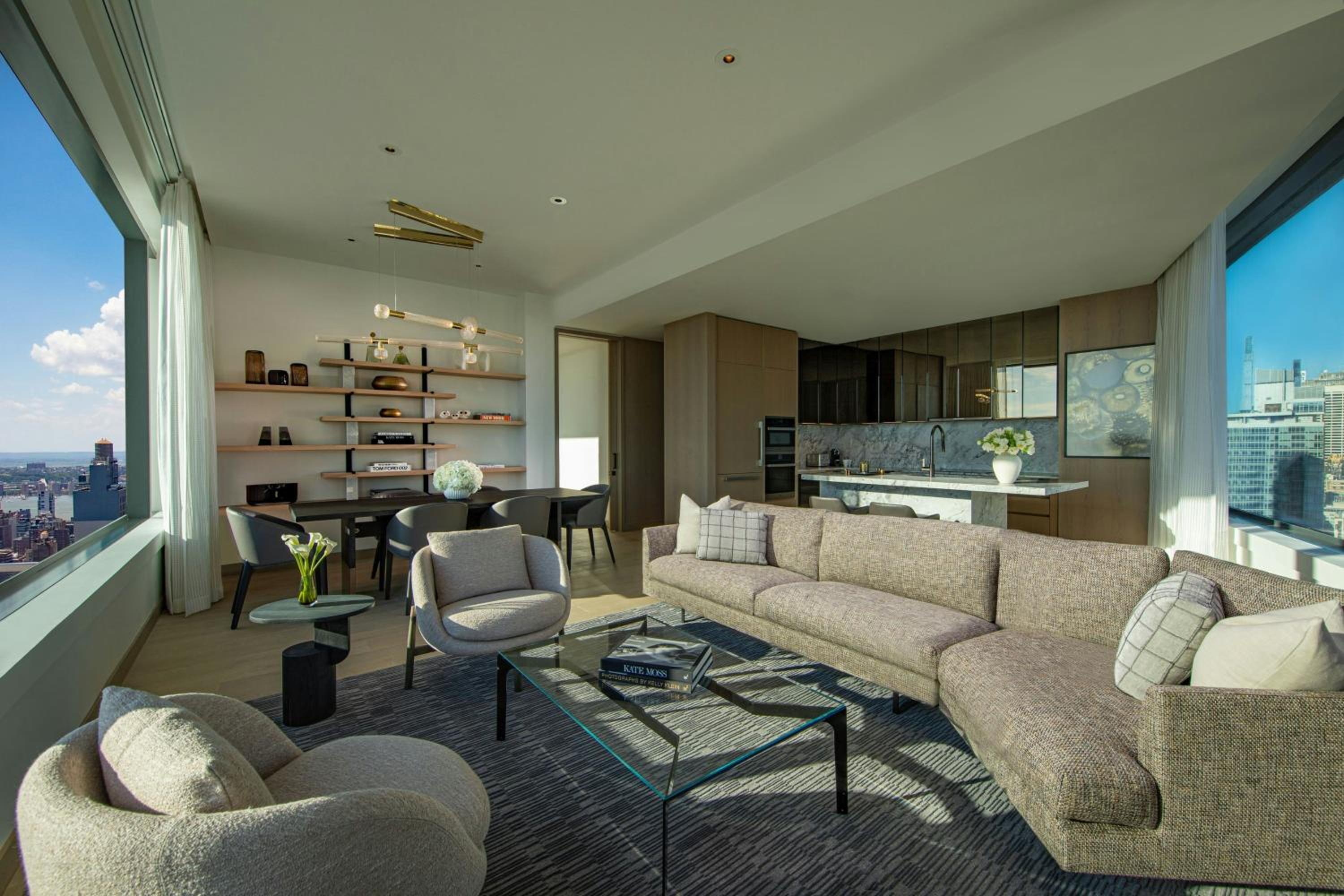 Fifth Avenue Two-Bedroom Penthouse with Downtown View