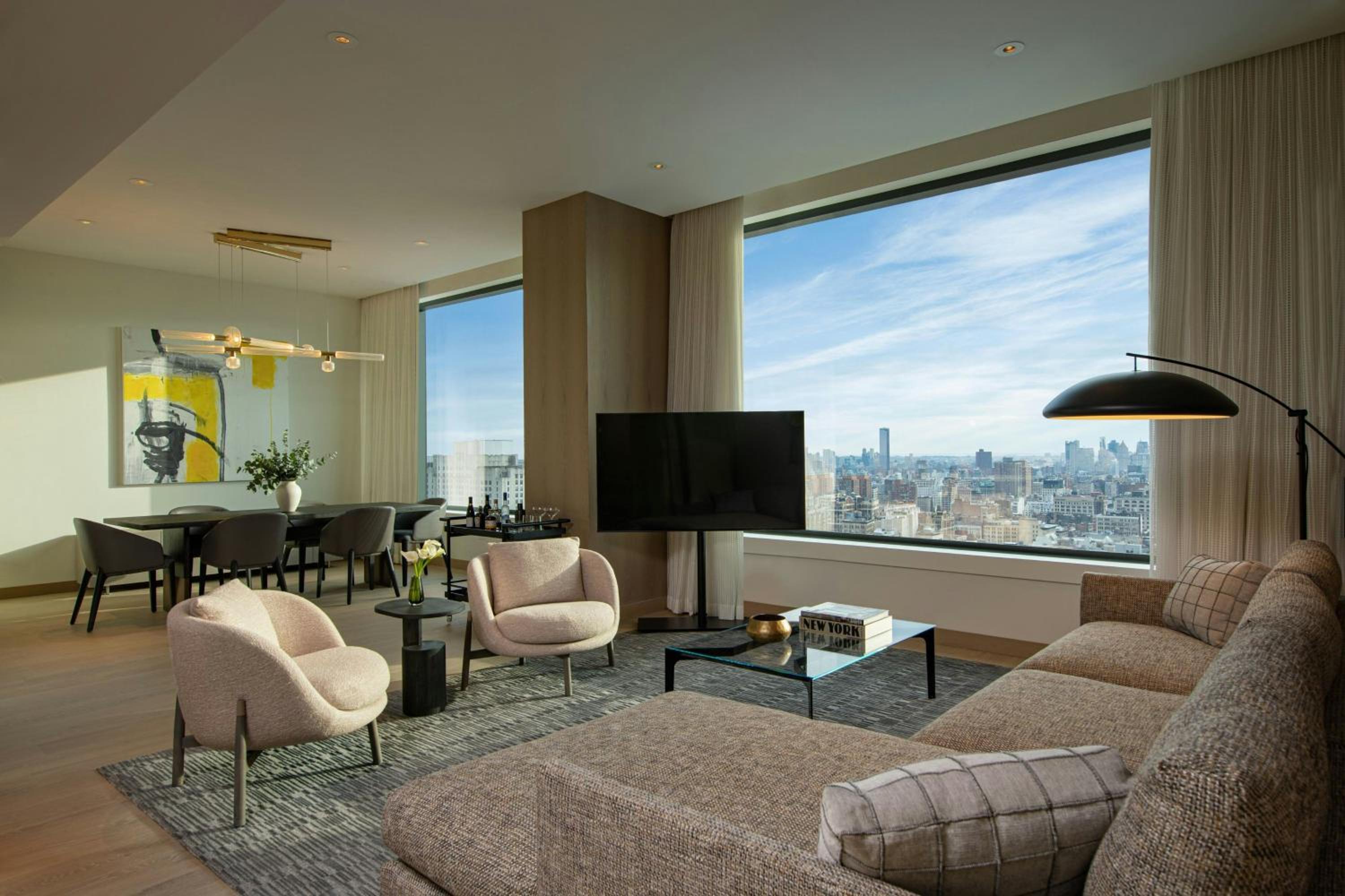 Executive Two-Bedroom Penthouse with Downtown View
