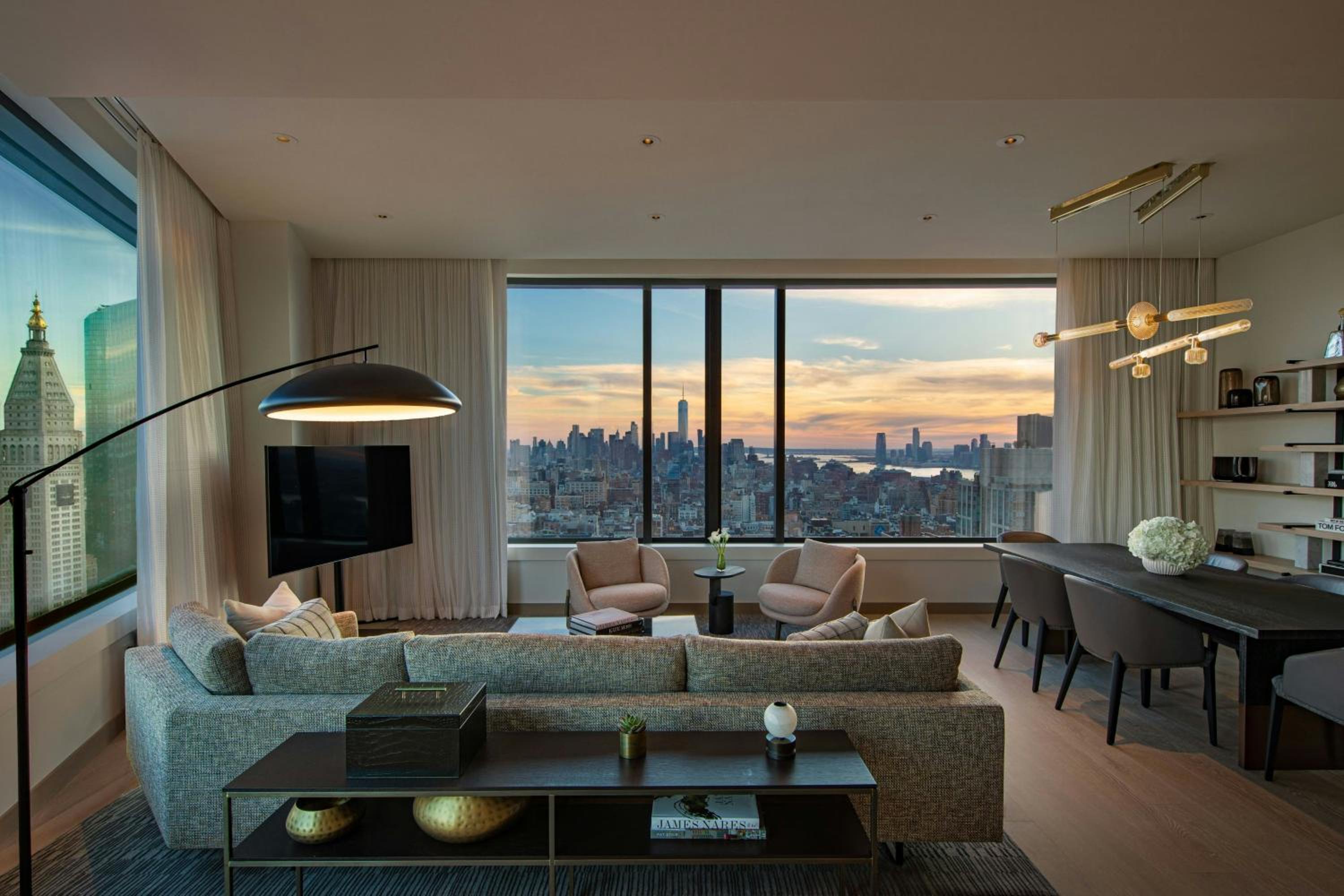 Fifth Avenue Two-Bedroom Penthouse with Downtown View