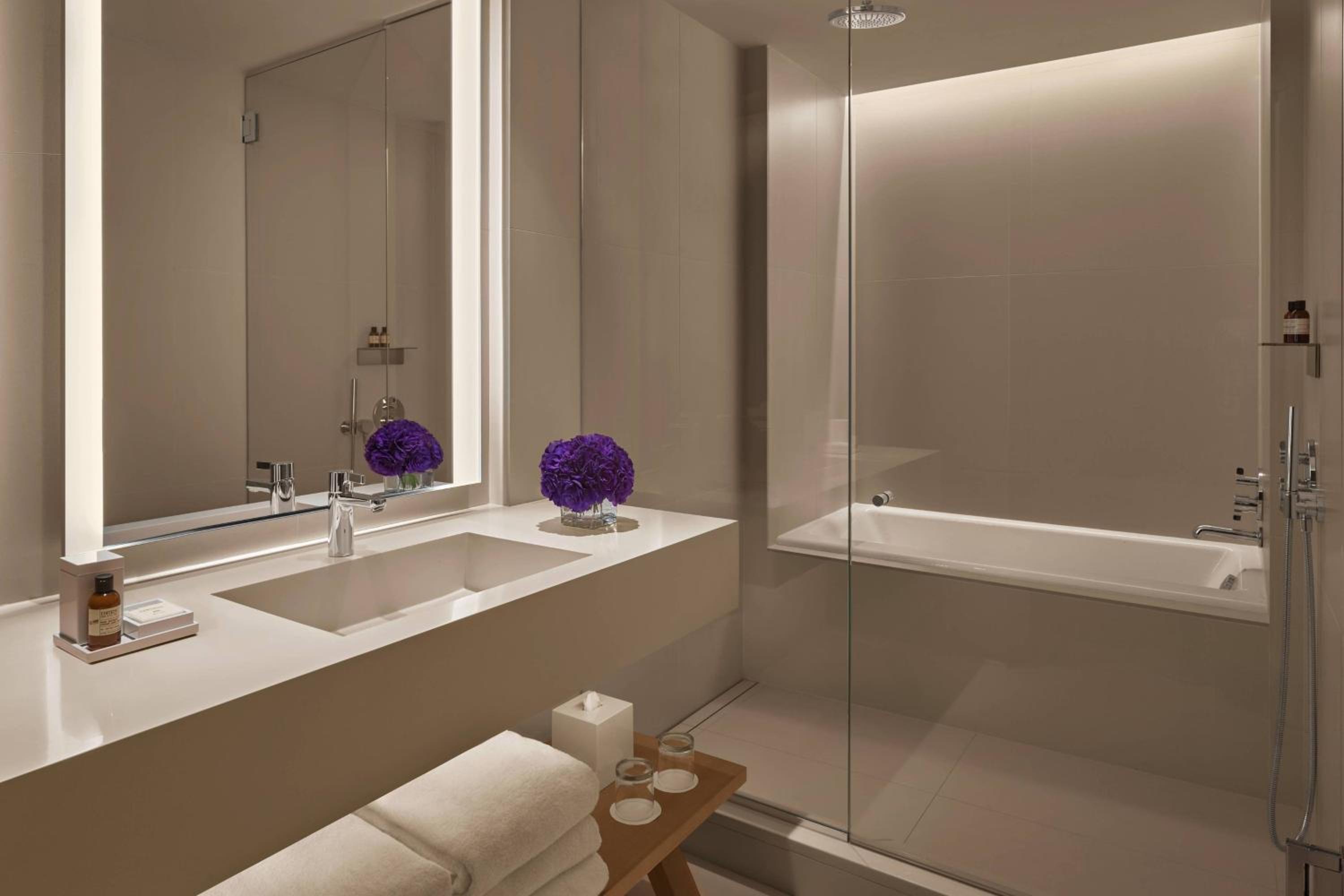 Superior One-Bedroom King Suite with Sofa Bed - Mobility Accessible with Roll-In Shower