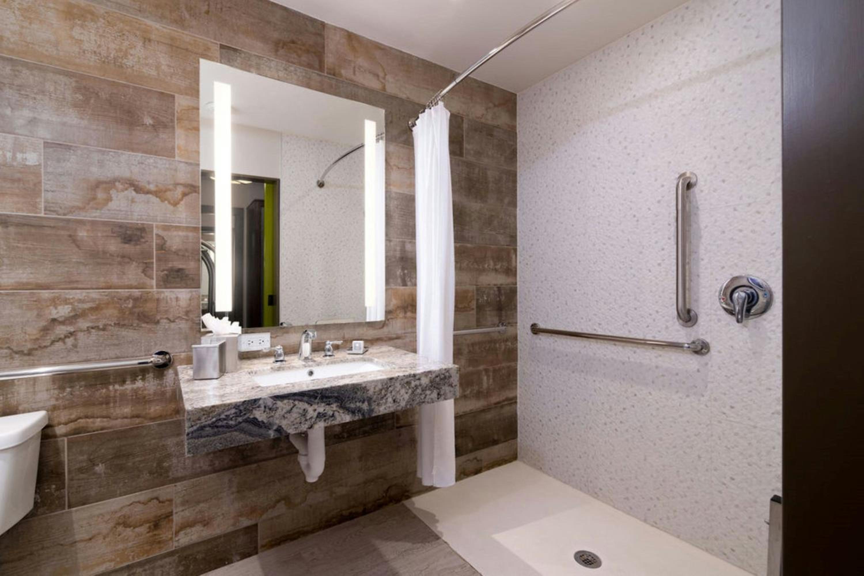 Premium King Room with Roll-In Shower - Mobility Accessible