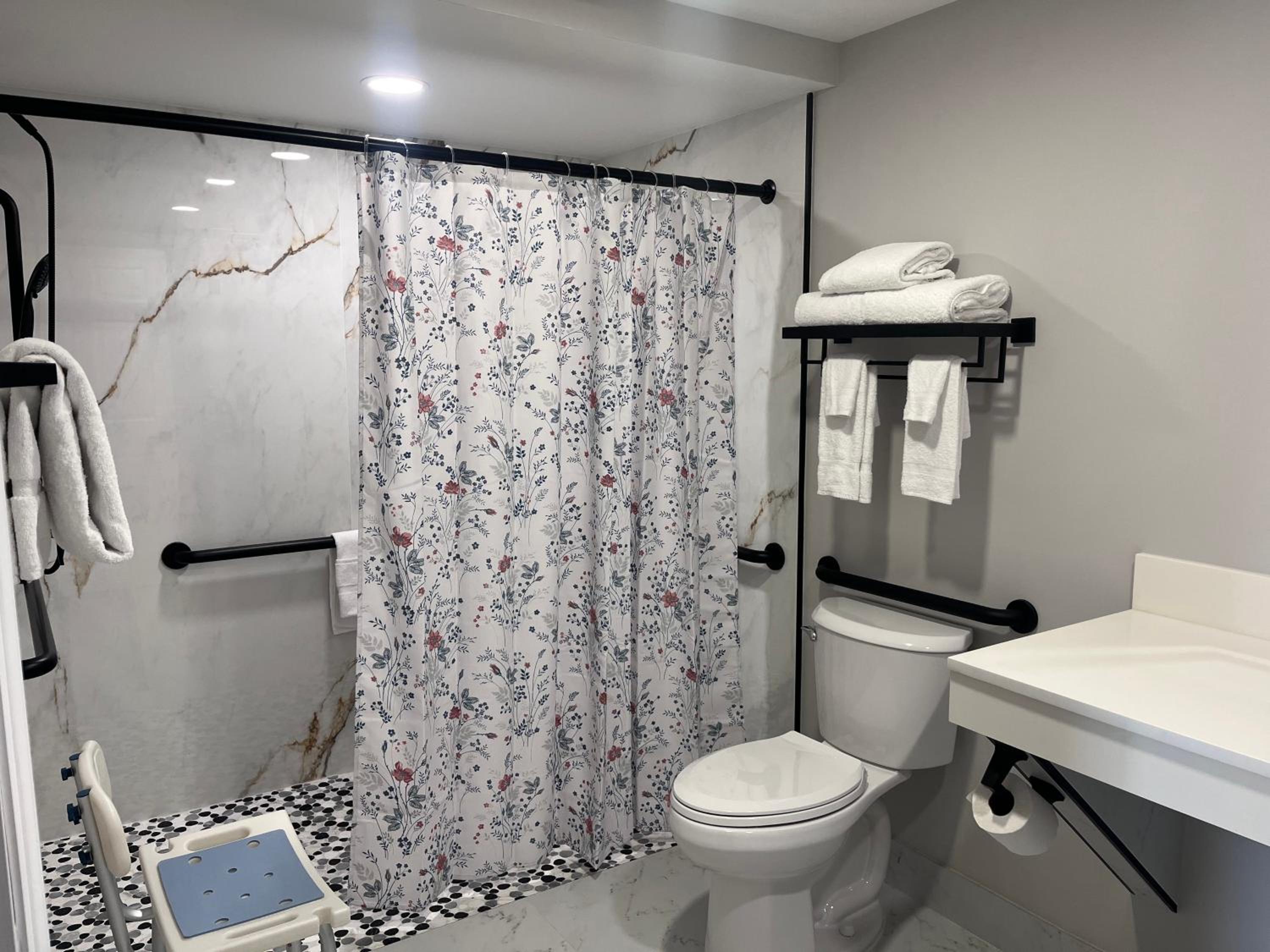 King Room with One King Bed and Roll-In Shower - Mobility Accessible - Non-Smoking - Photo 7