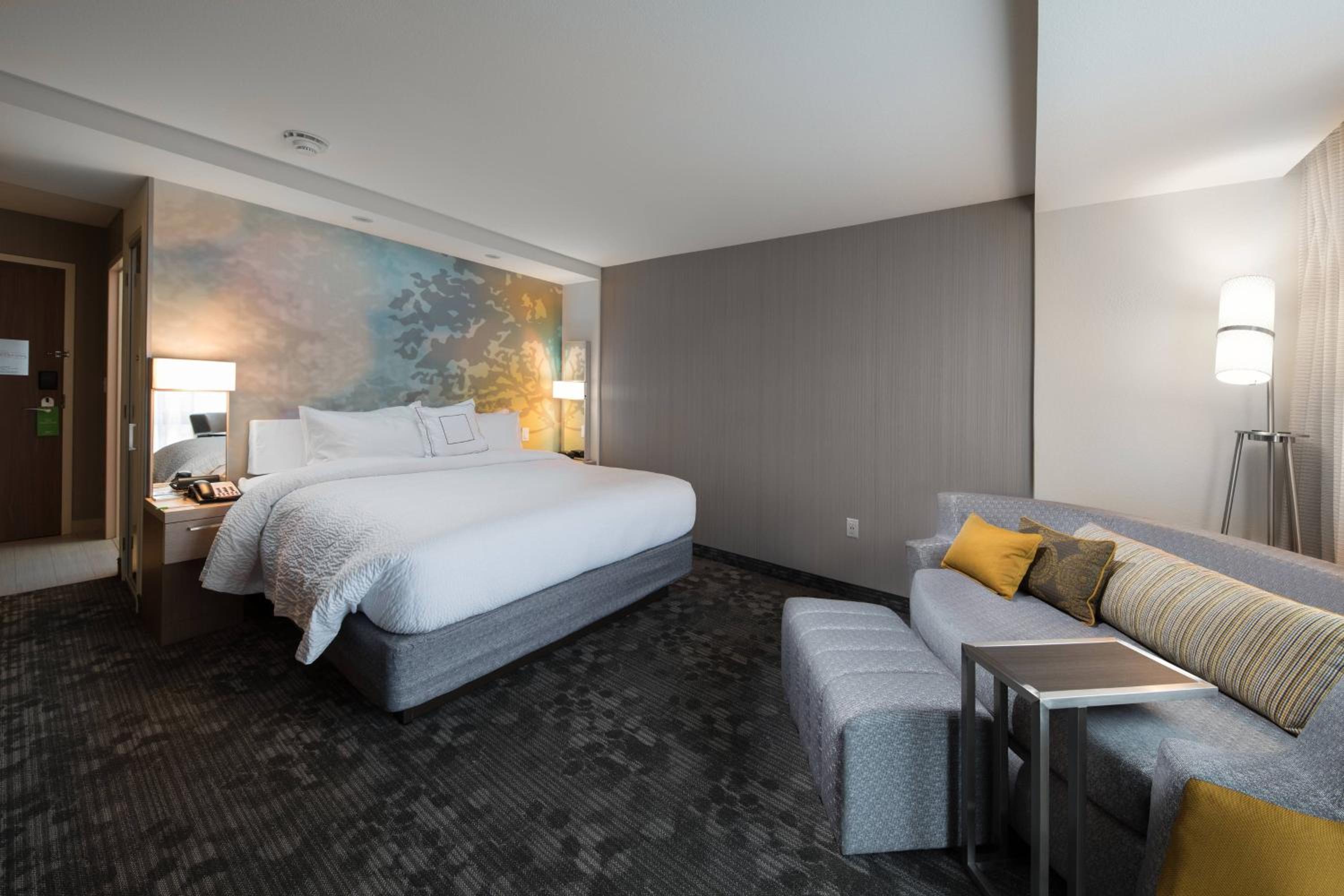 King Room with Sofa Bed and Roll-in Shower - Mobility and Hearing Accessible