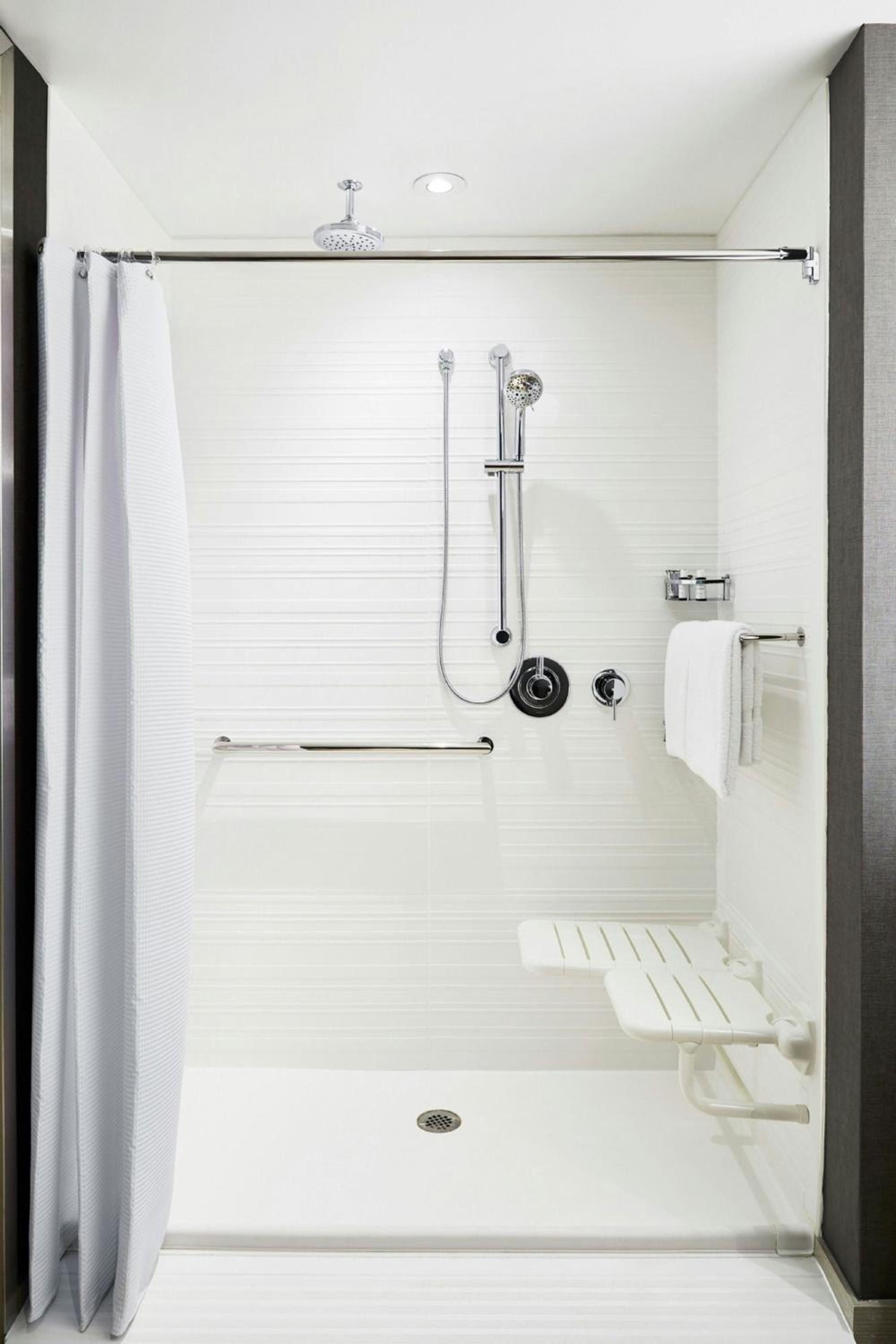Queen Room with City View - Mobility/Hearing Accessible with Roll-In Shower photo 3
