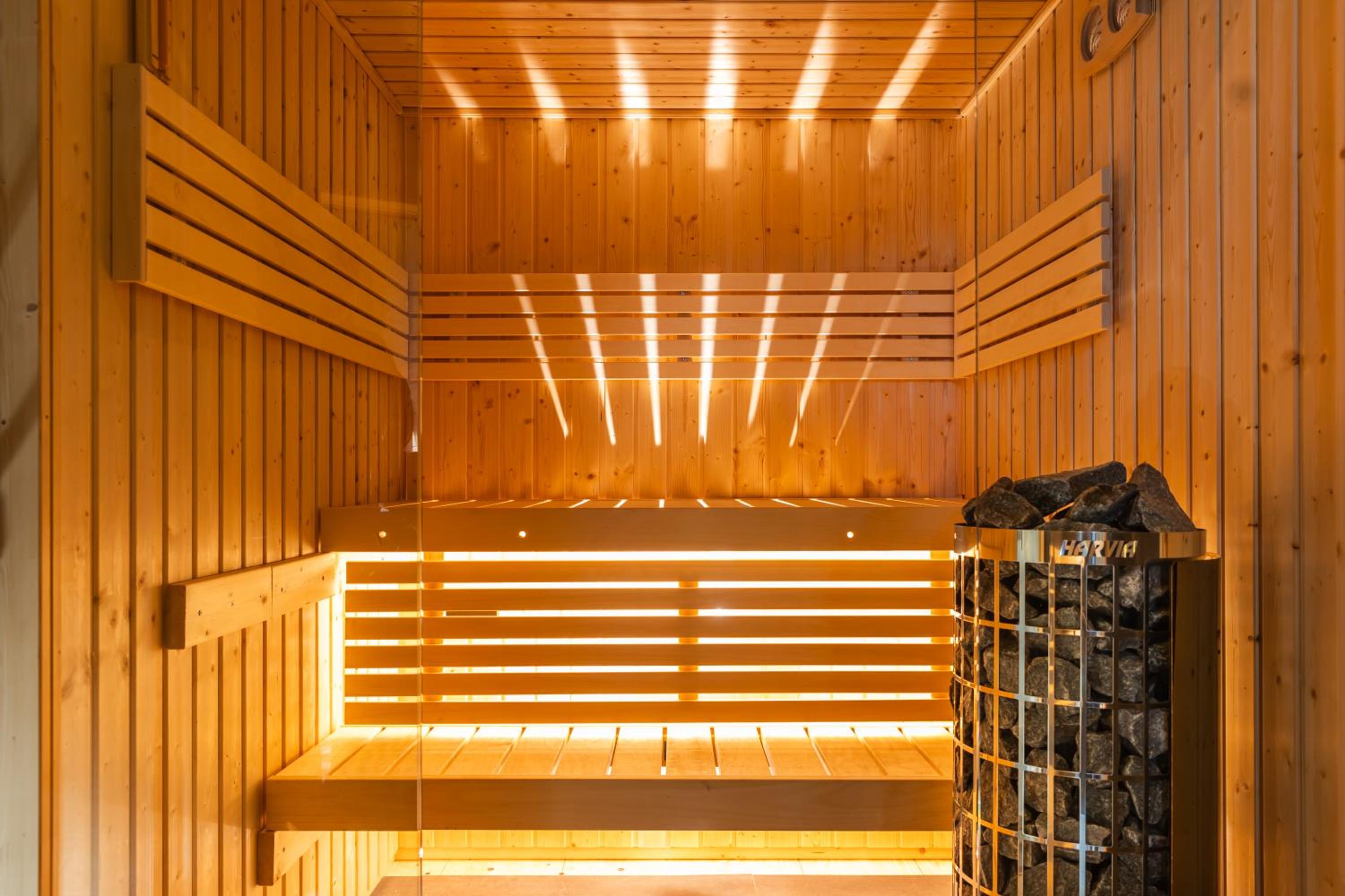 Modern Suite with Private Sauna