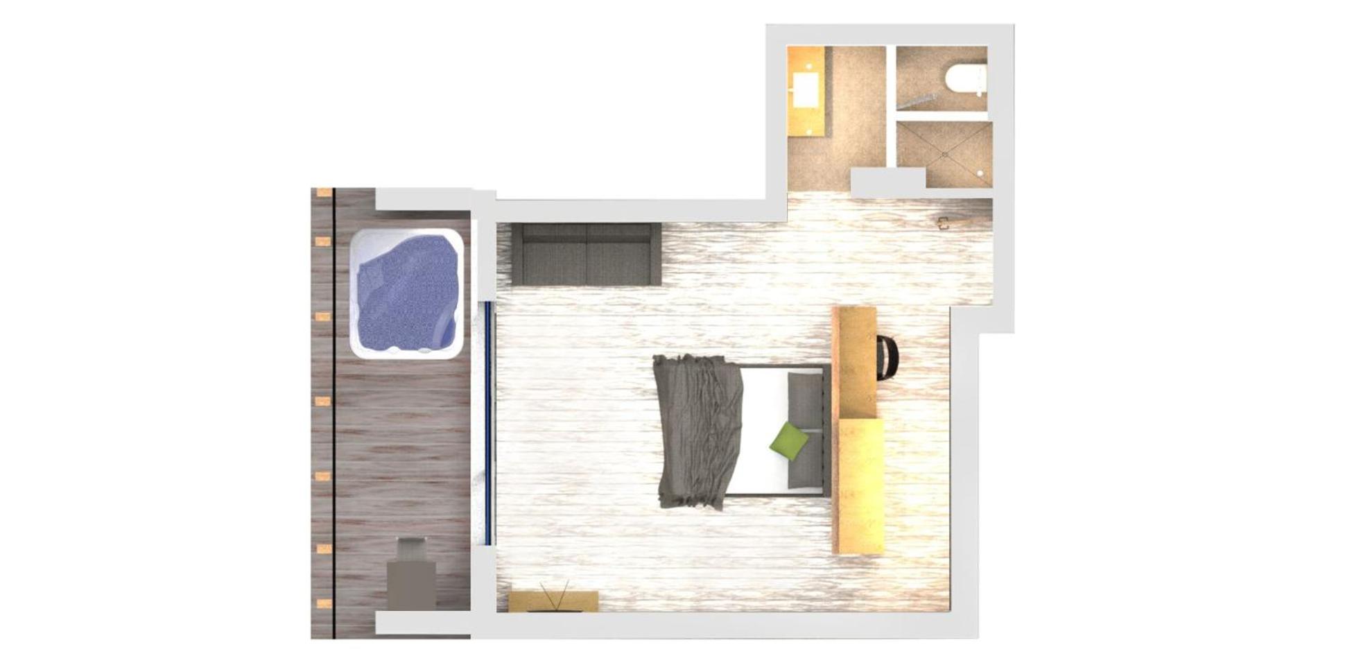 Deluxe Double Room with Balcony