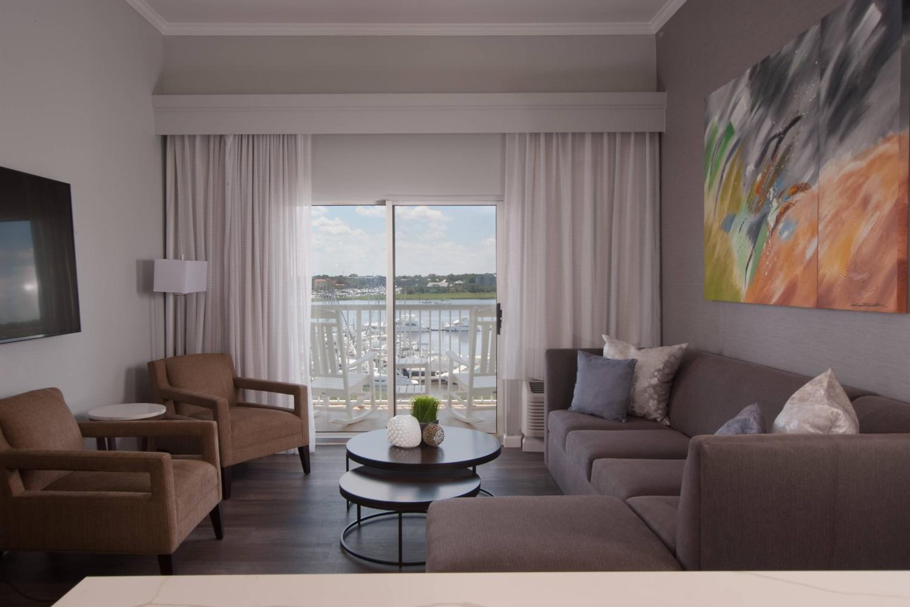 One-Bedroom King Suite with Balcony and Sofa Bed - Communication Assistance