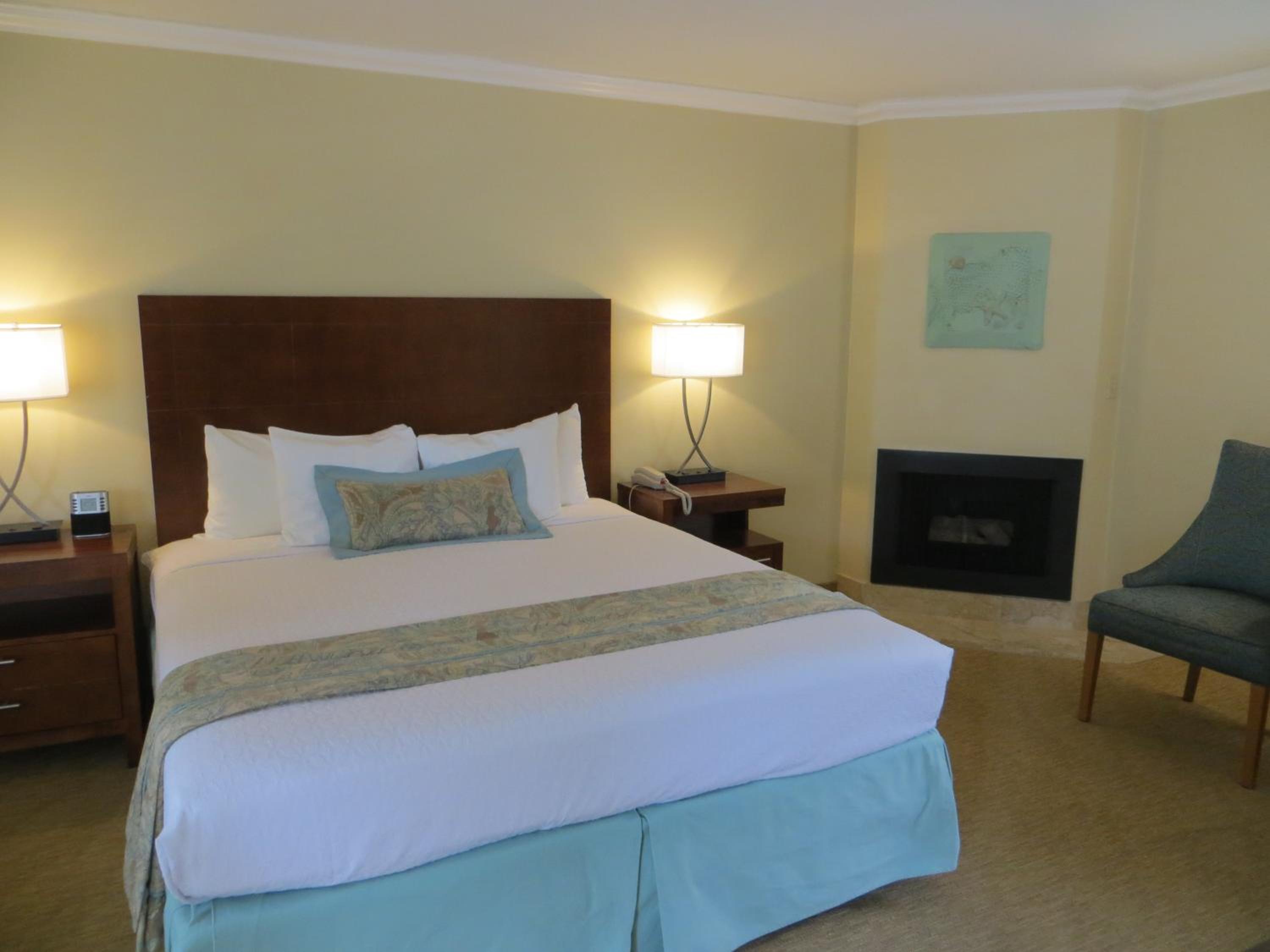 Deluxe King Room with Ocean View and Fireplace photo 1