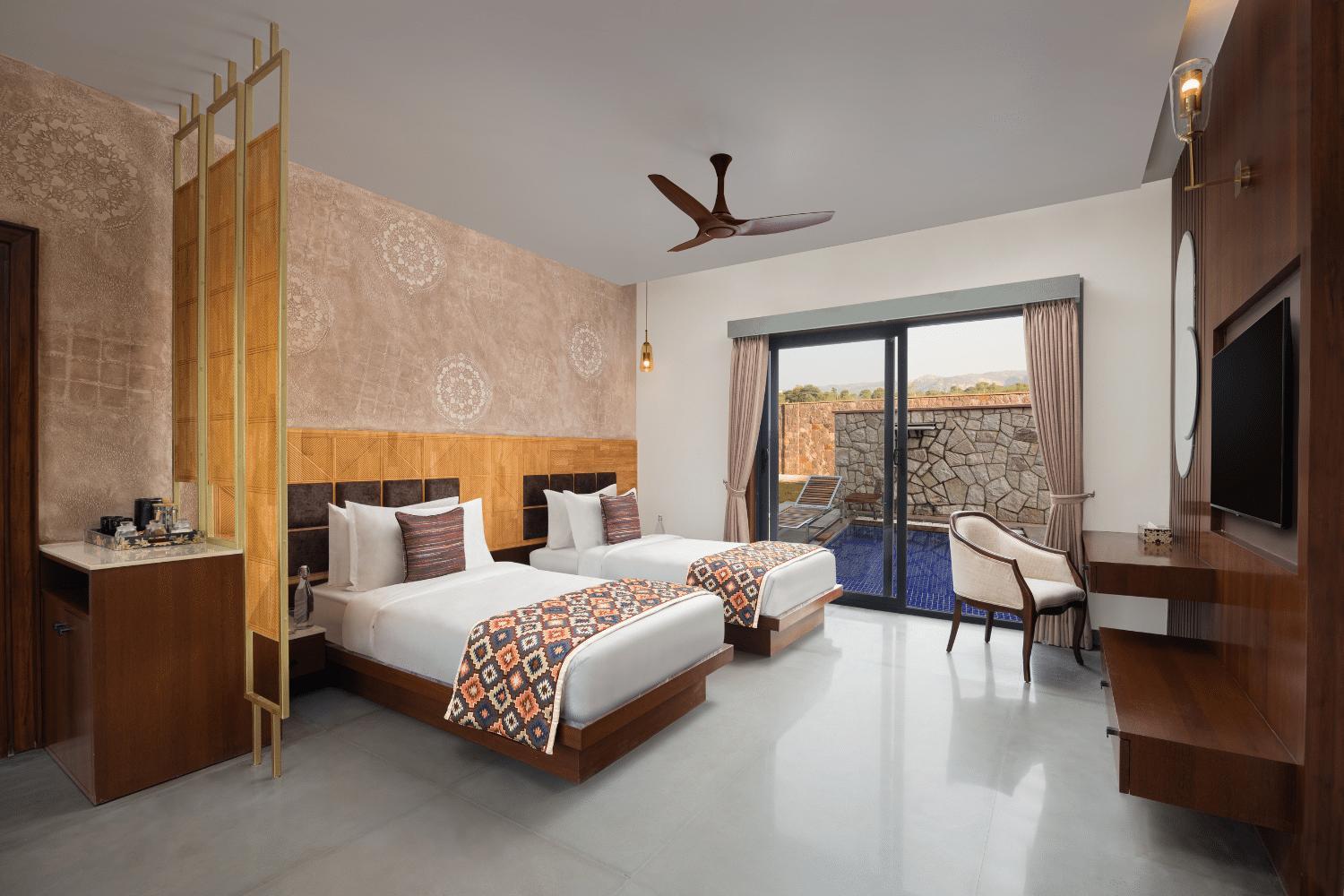 Premium Twin Room With Aravali View