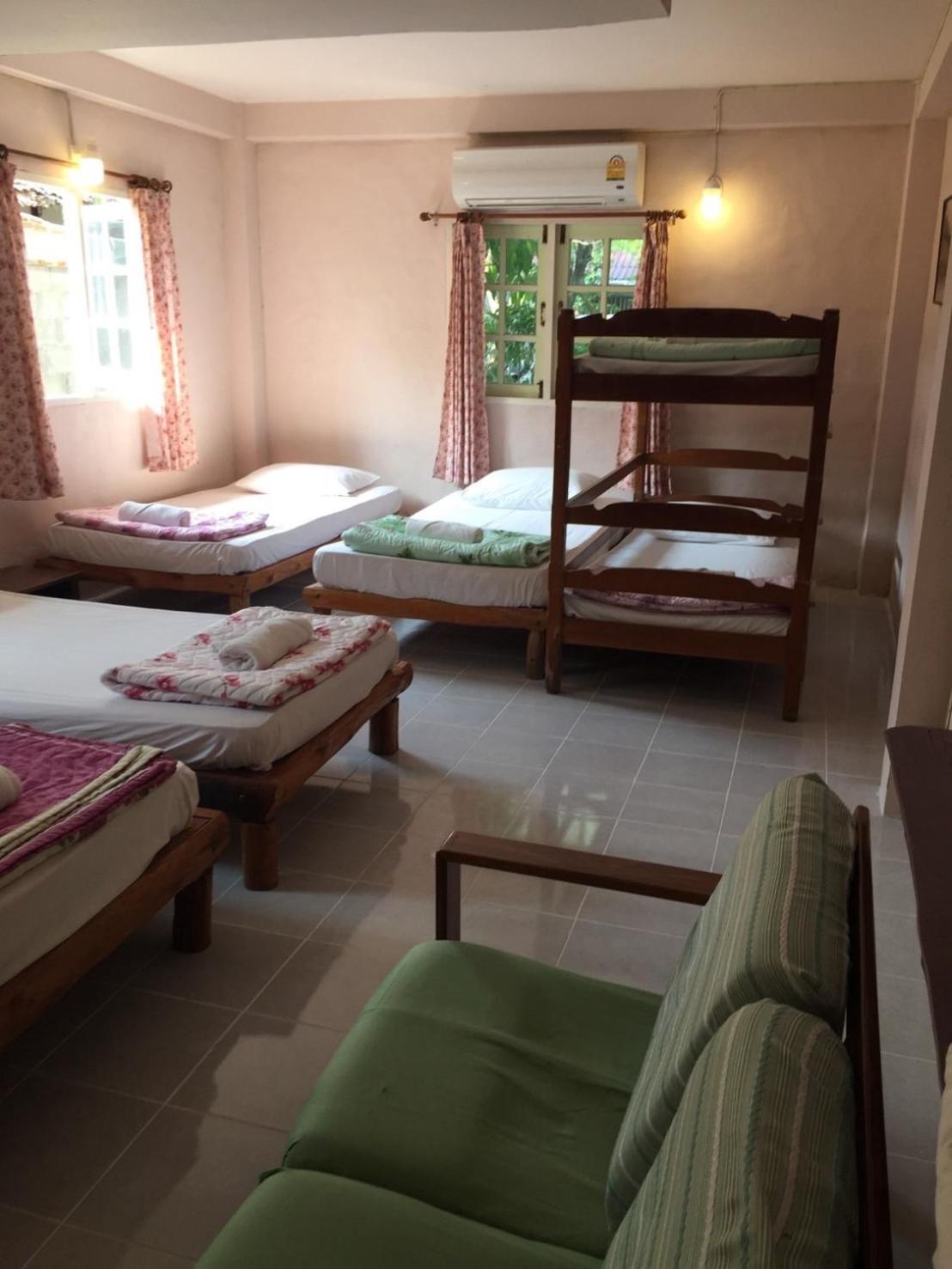 Bed in 6-Bed Male Dormitory Room