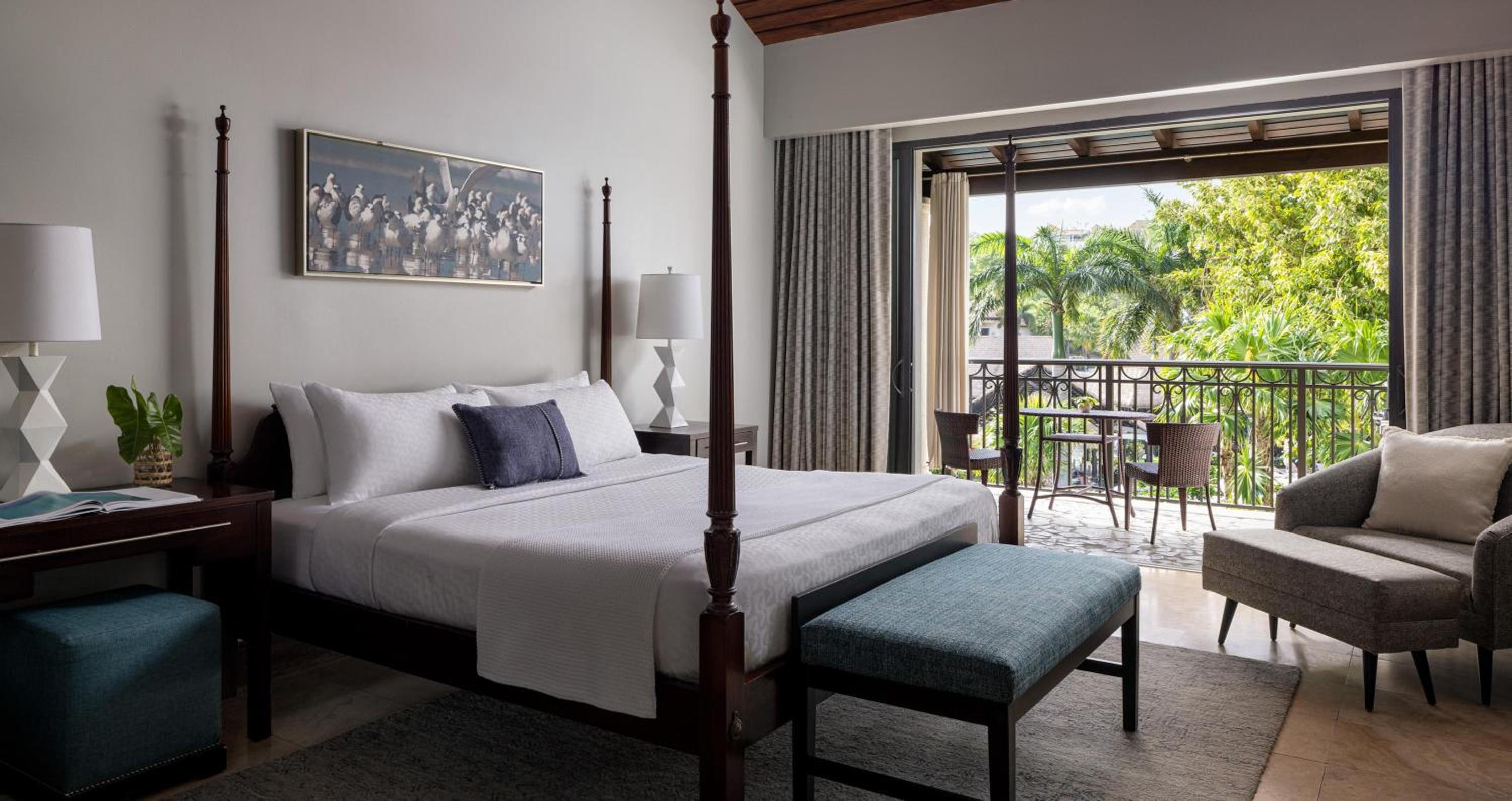 South Seas Waterfall River Pool Junior Suite with Balcony Tranquility Soaking Tub (WFJS)