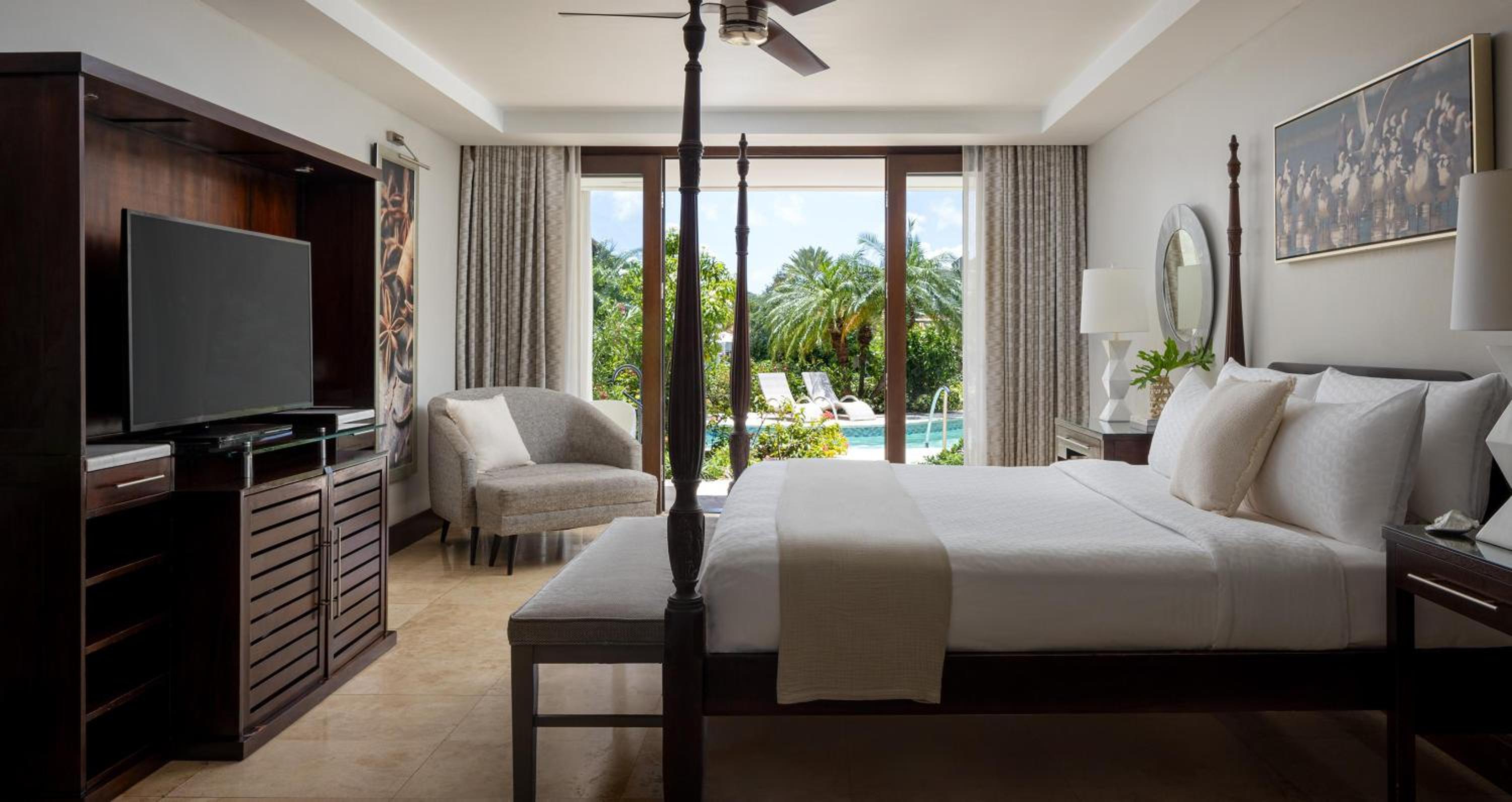 South Seas Waterfall River Pool Walkout Junior Suite with Patio Tranquility Soaking Tub (WWJS)