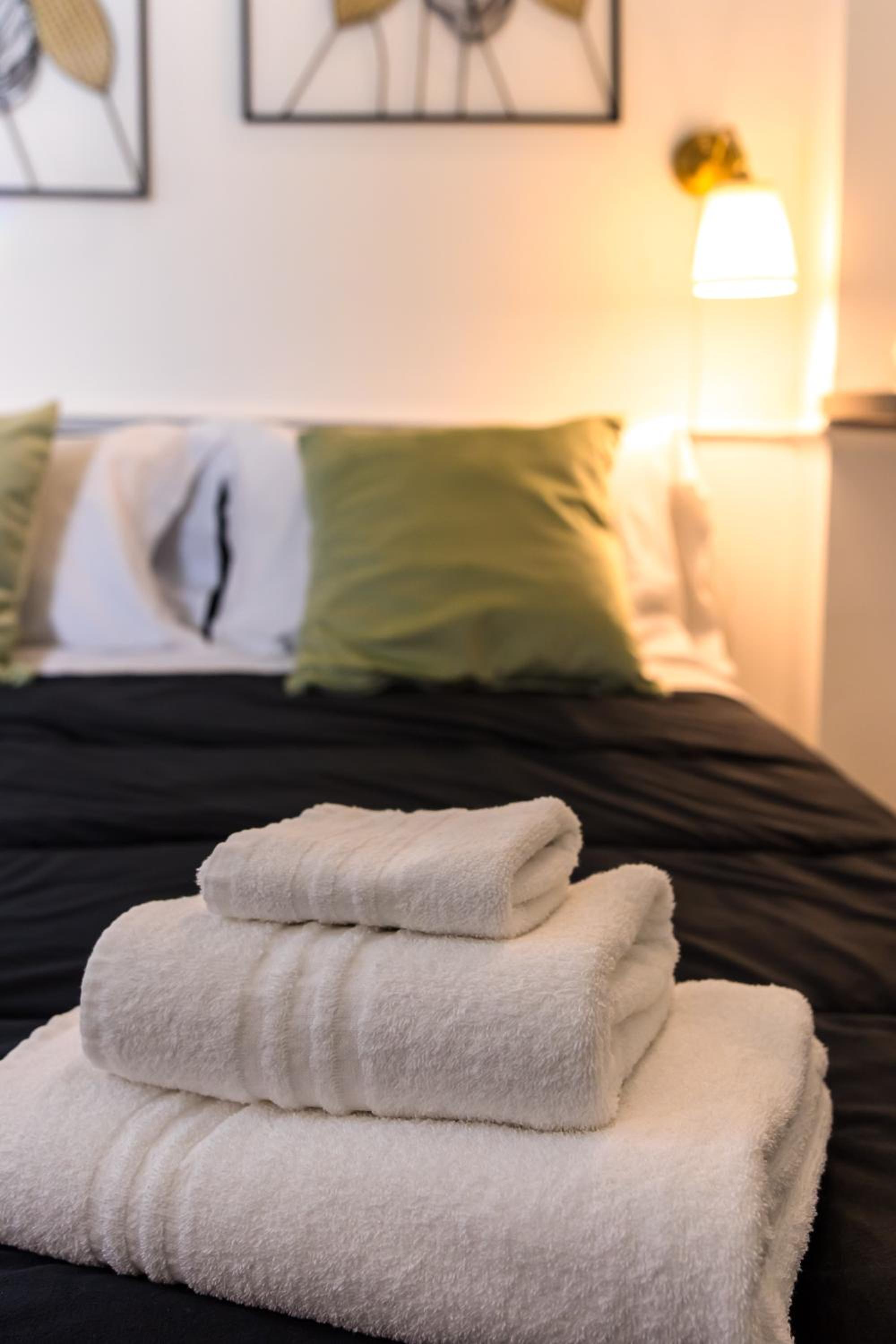 Deluxe Two-Bedroom Apartment with Garden View