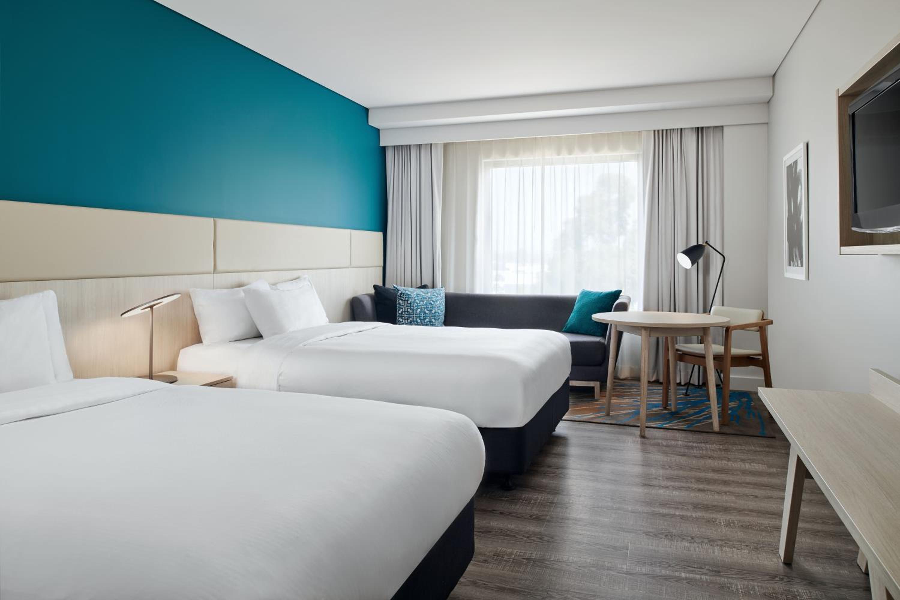 Standard Double Room with Two Double Beds - High Floor