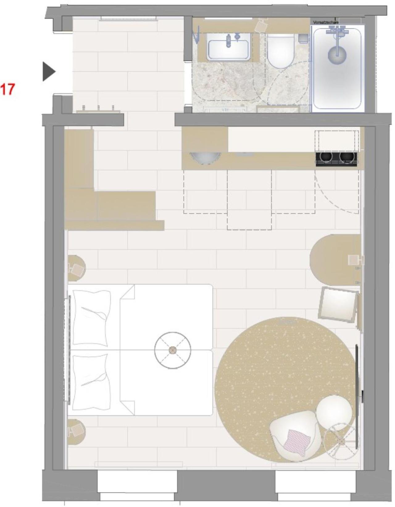 Apartment with City View