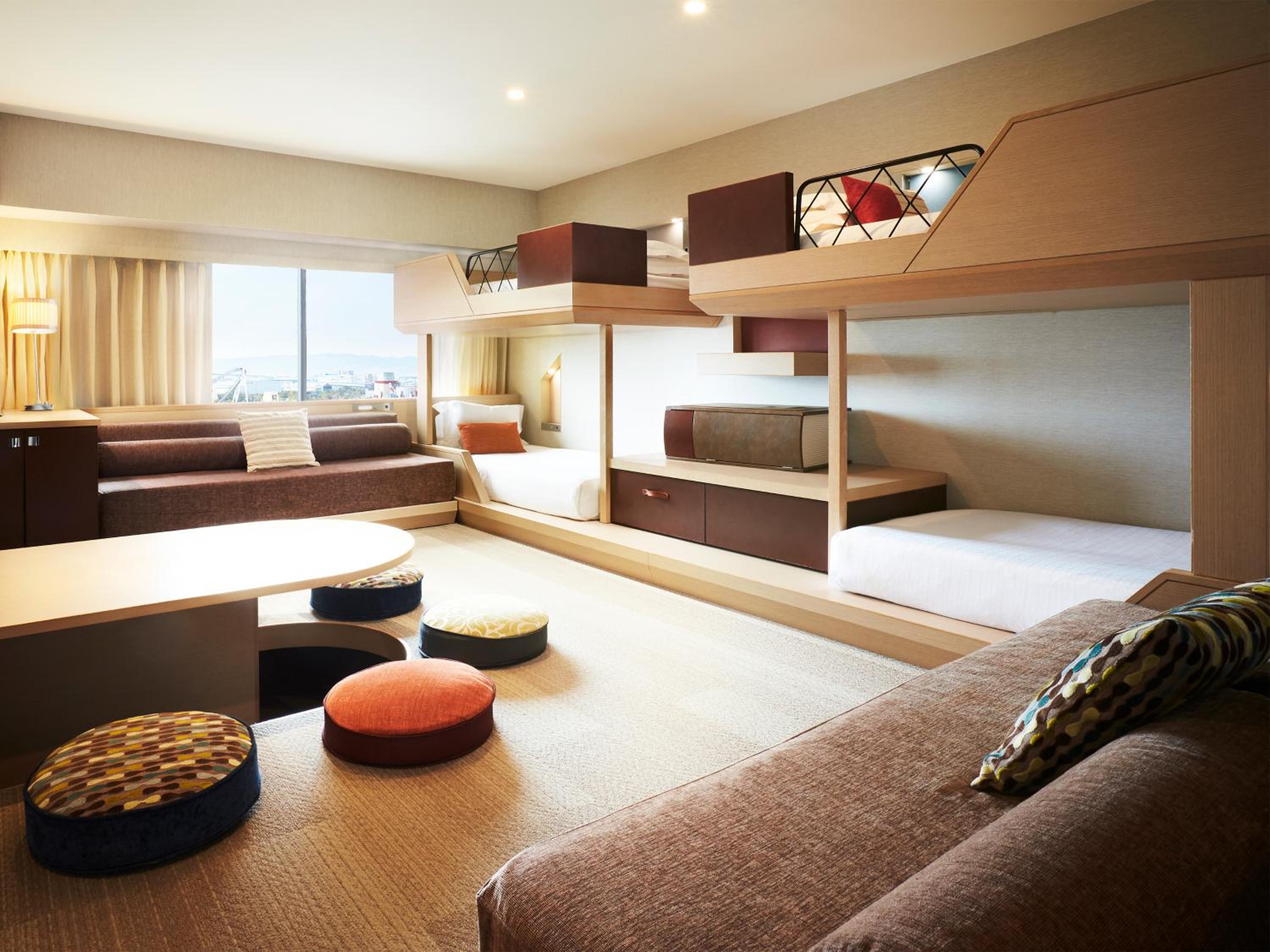 Concept Room with Bunk Beds and Park View (4 people) - HYLN