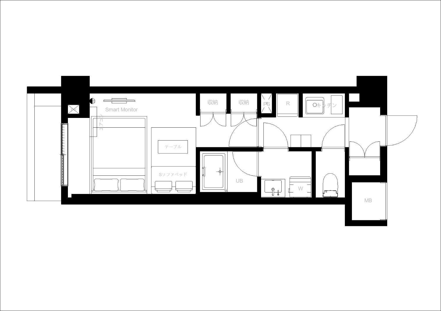 One-Bedroom Apartment photo 2