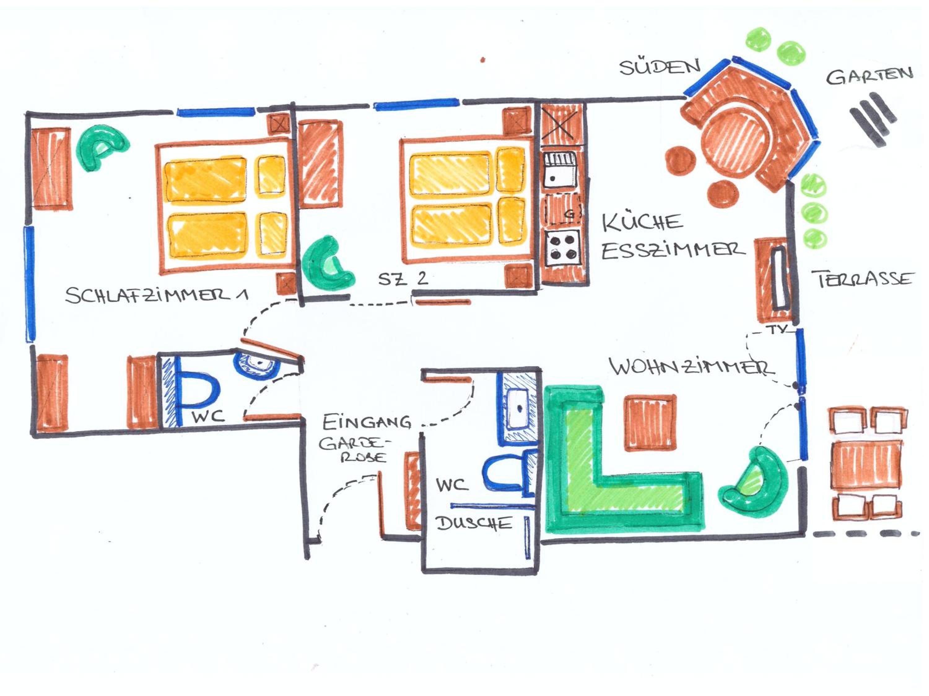Two-Bedroom Apartment with Terrace photo 1