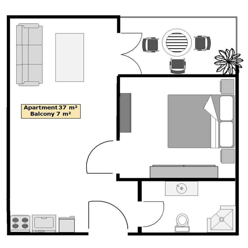 One-Bedroom Apartment with Sea View  - Photo 9