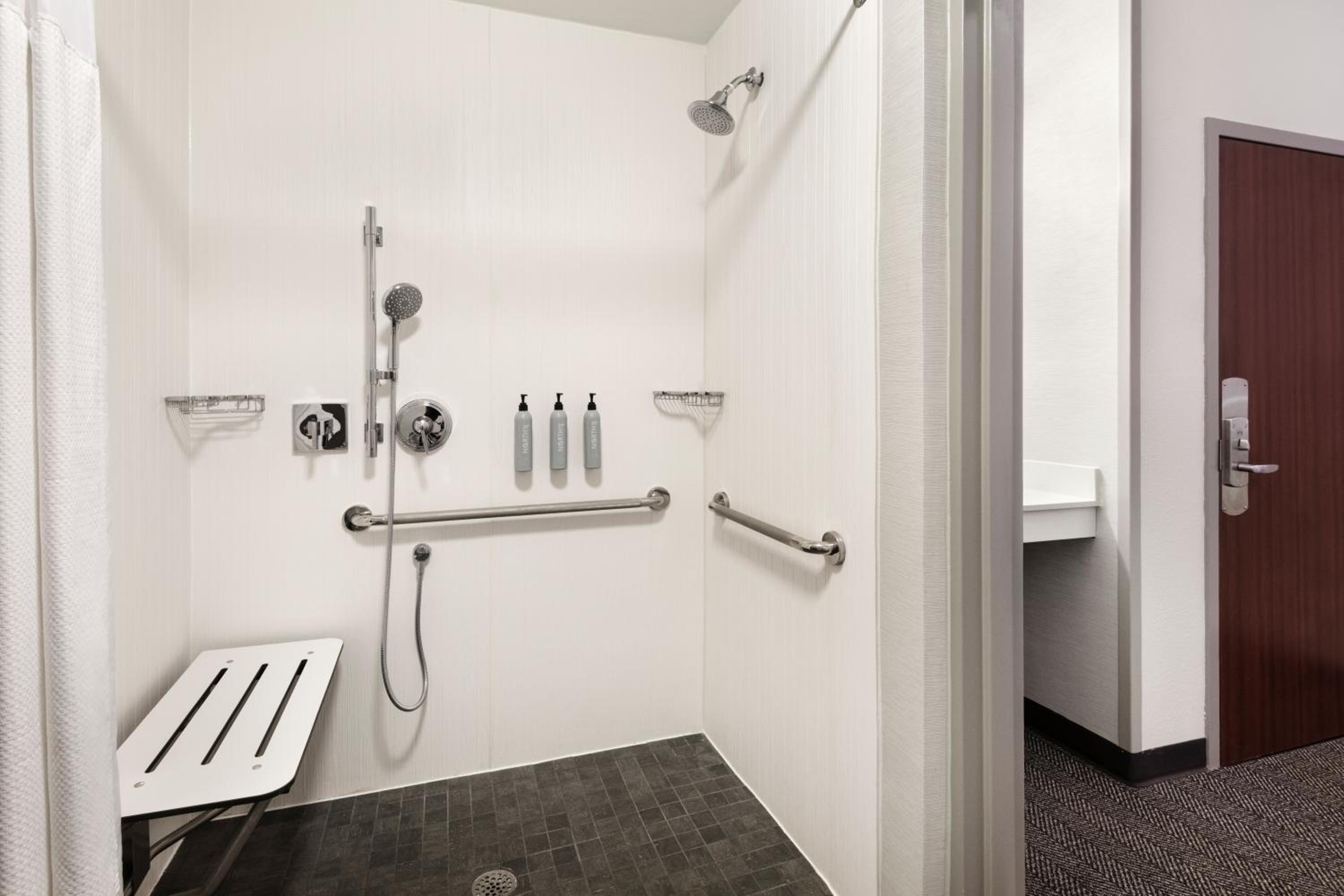 King Room with Roll-in Shower - Mobility and Hearing Accessible
