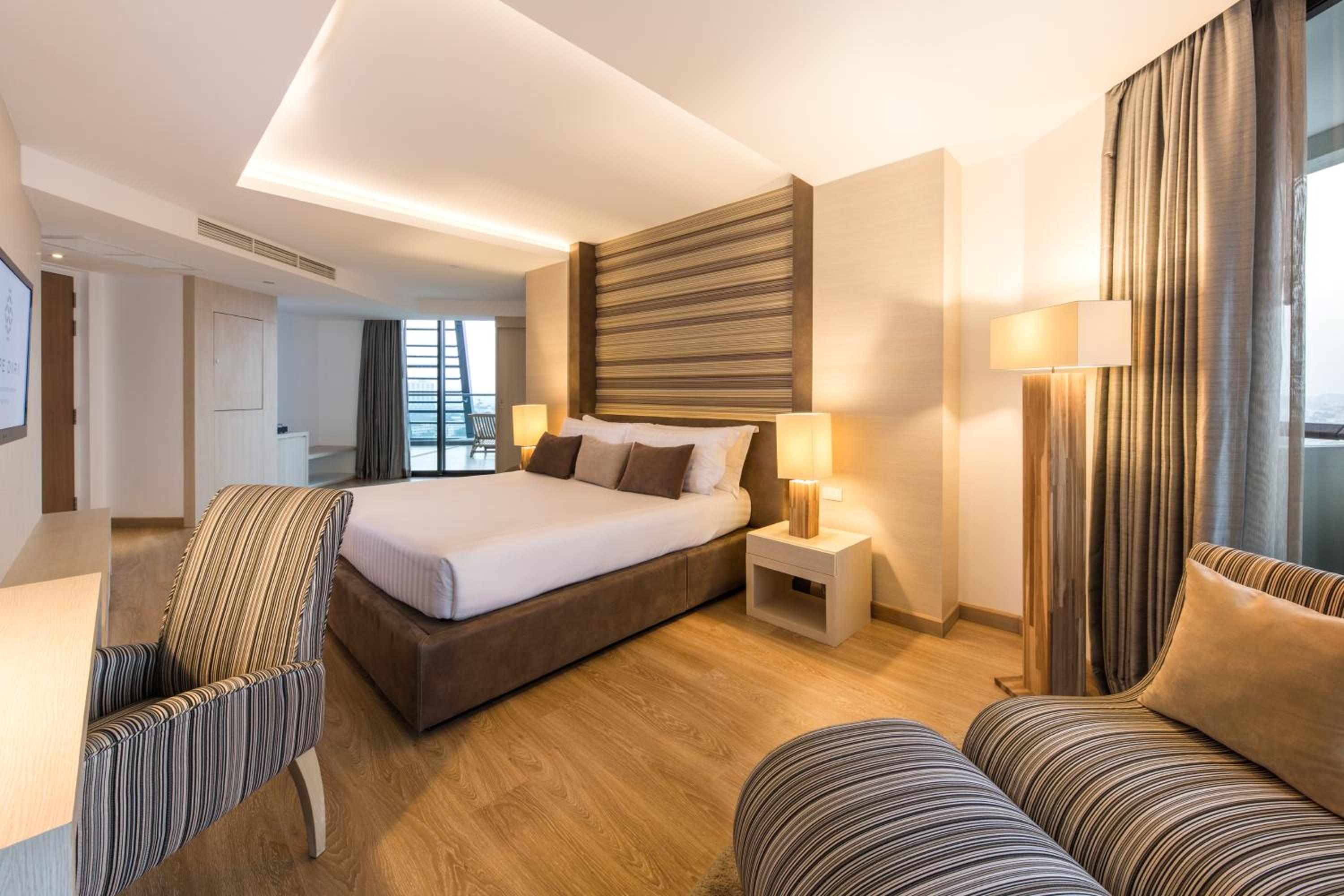 Deluxe Terrace Double Room with Sea View