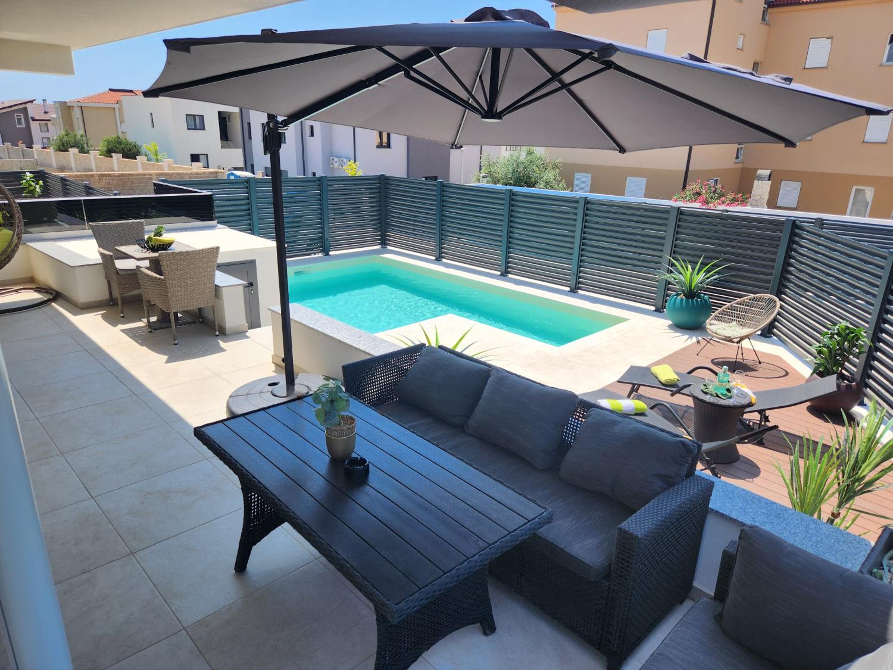 Two-Bedroom Apartment with Private Pool