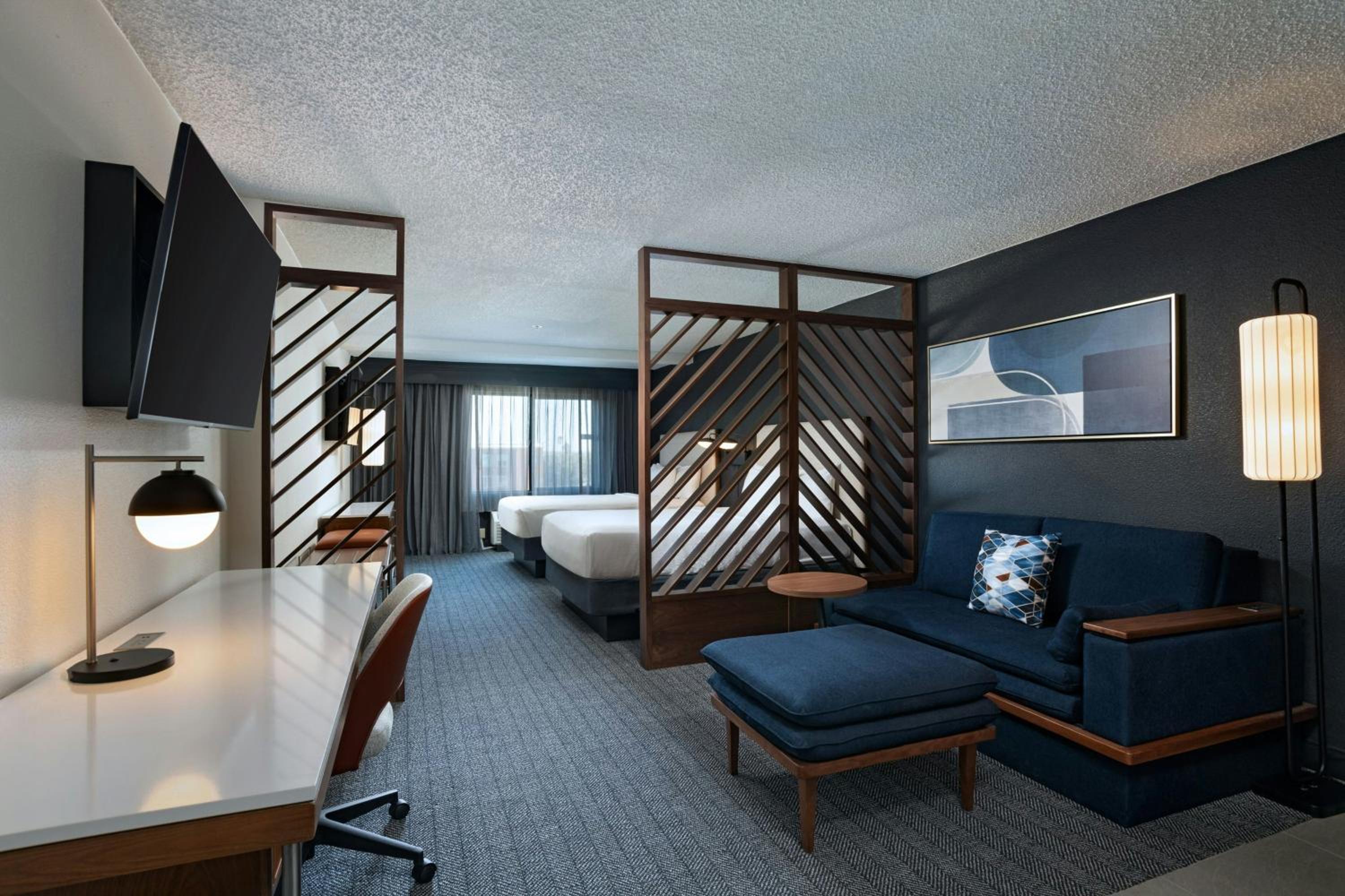 Queen Room with Two Queen Beds, Sofa Bed and Wet Bar