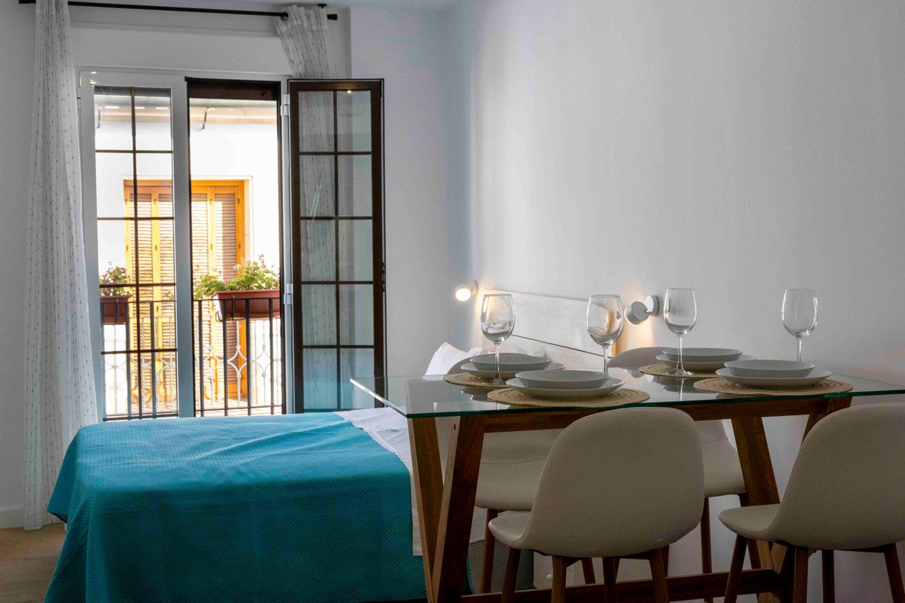 Studio with Balcony
