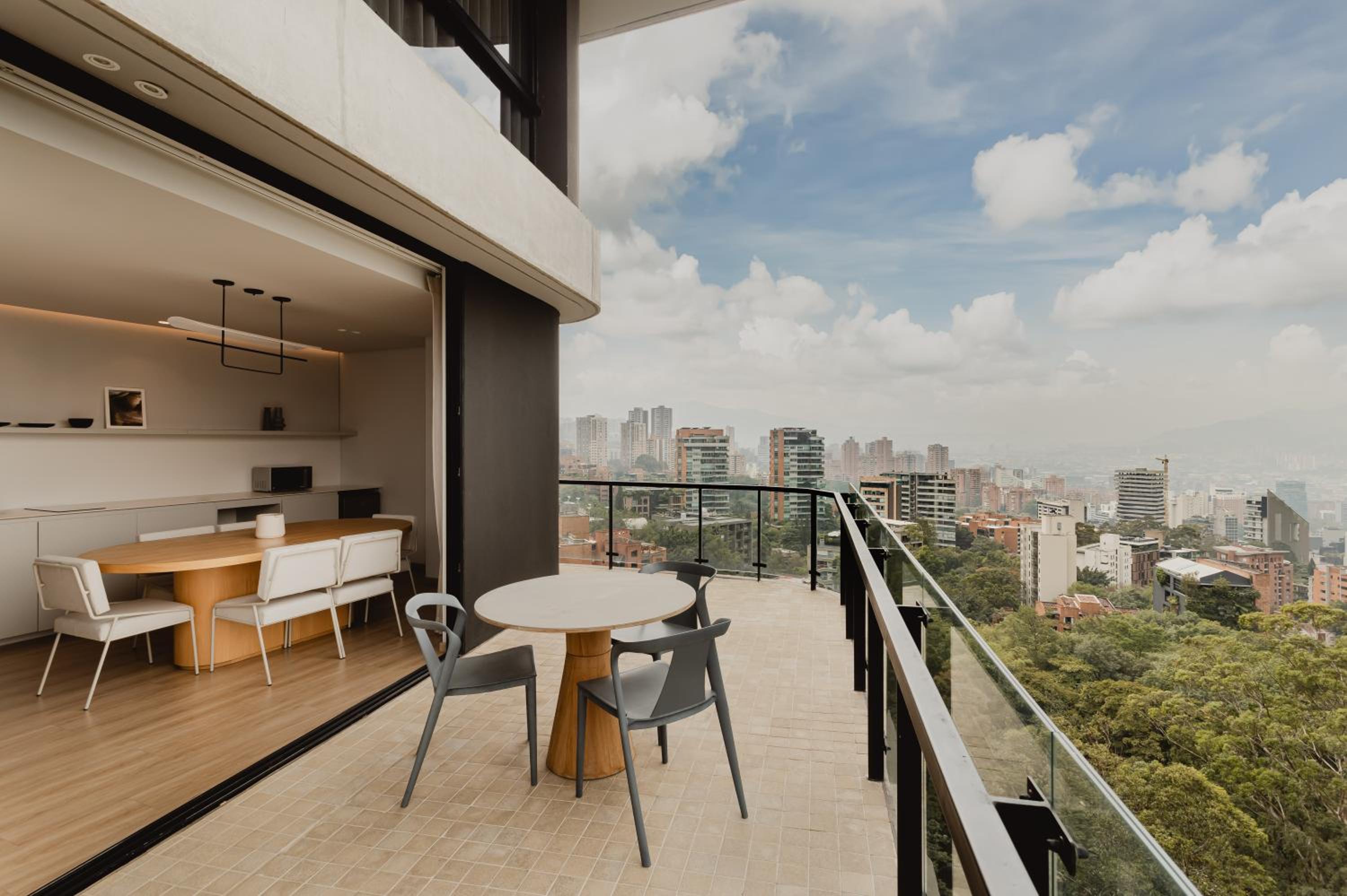 Deluxe One-Bedroom Apartment with City View