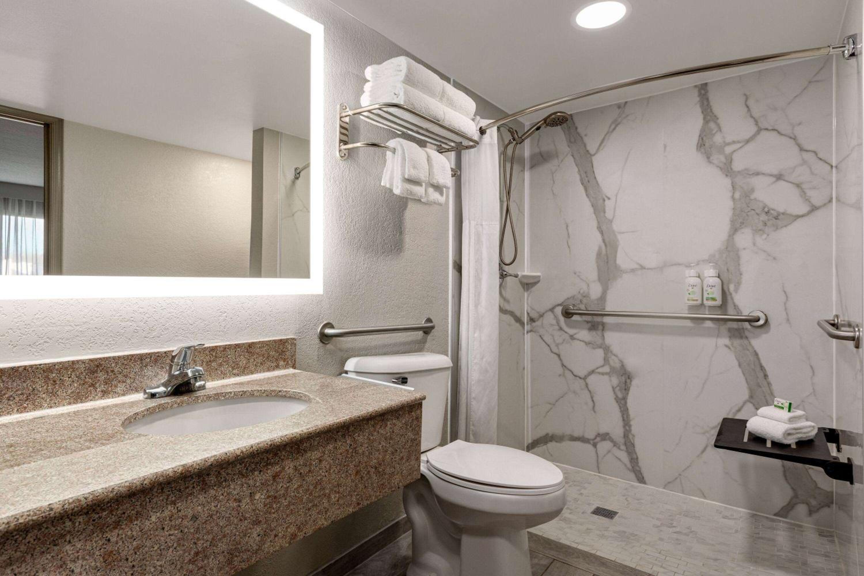 King Room with Mobility/Hearing Access and Roll-In Shower, Non-Smoking - Photo 1