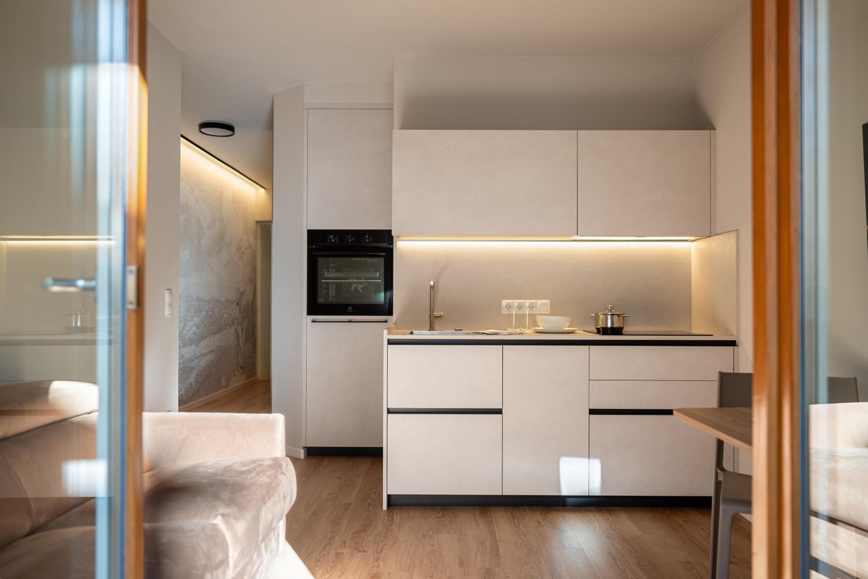 One-Bedroom Apartment with Balcony and Mountain View  