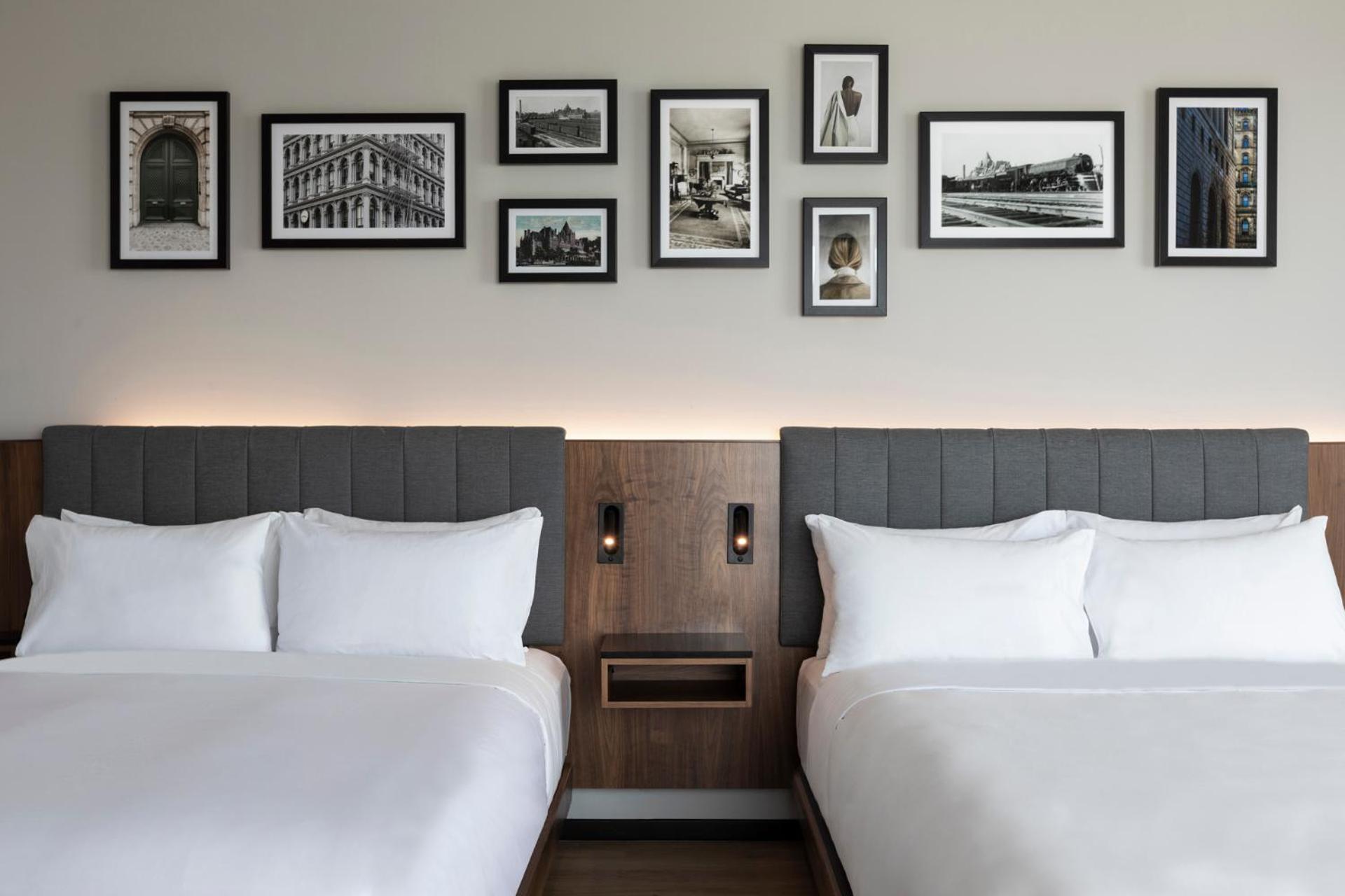 Queen Room with Two Queen Beds with City View