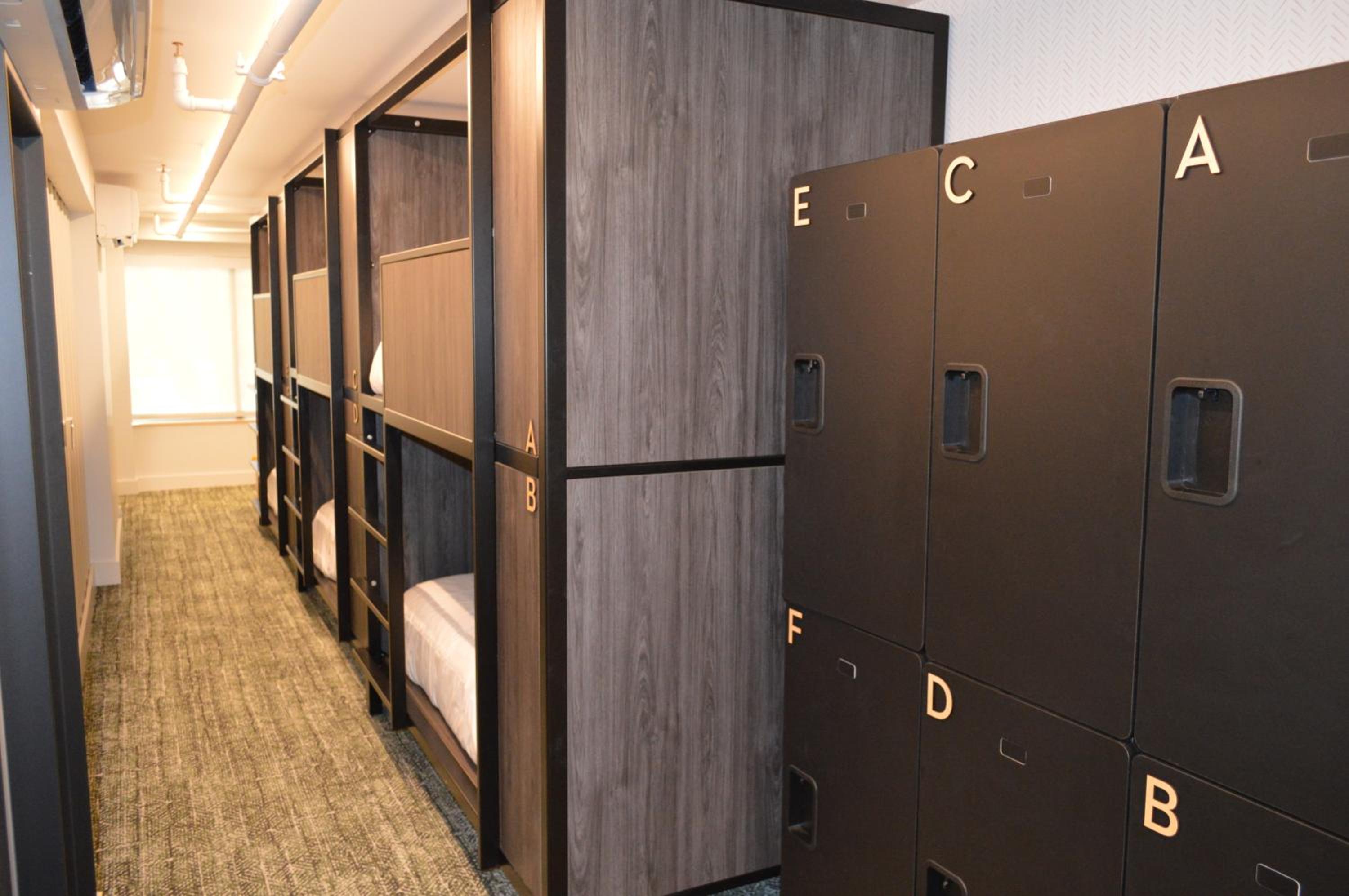 Bunk Bed in Female Dormitory Room with Shared Bathroom