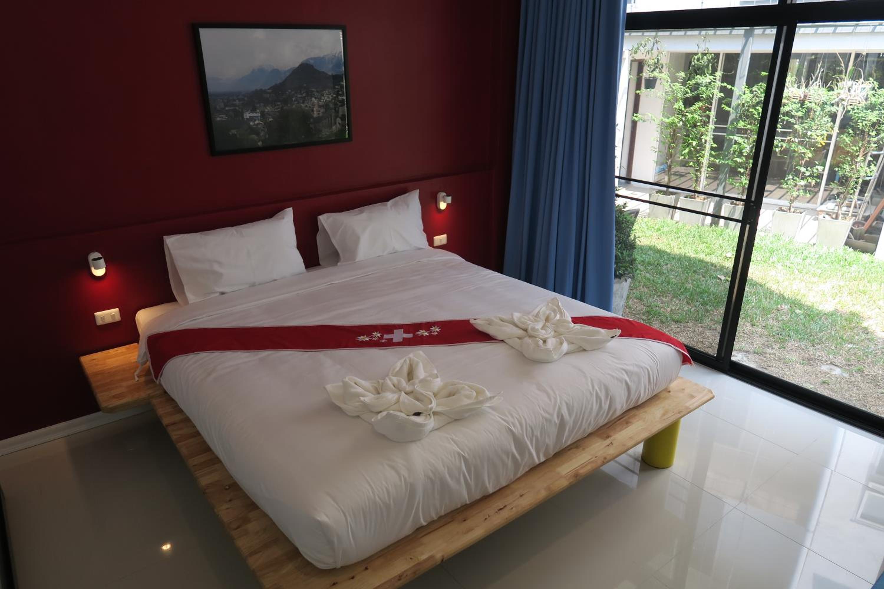 Quarto Duplo com Pátio