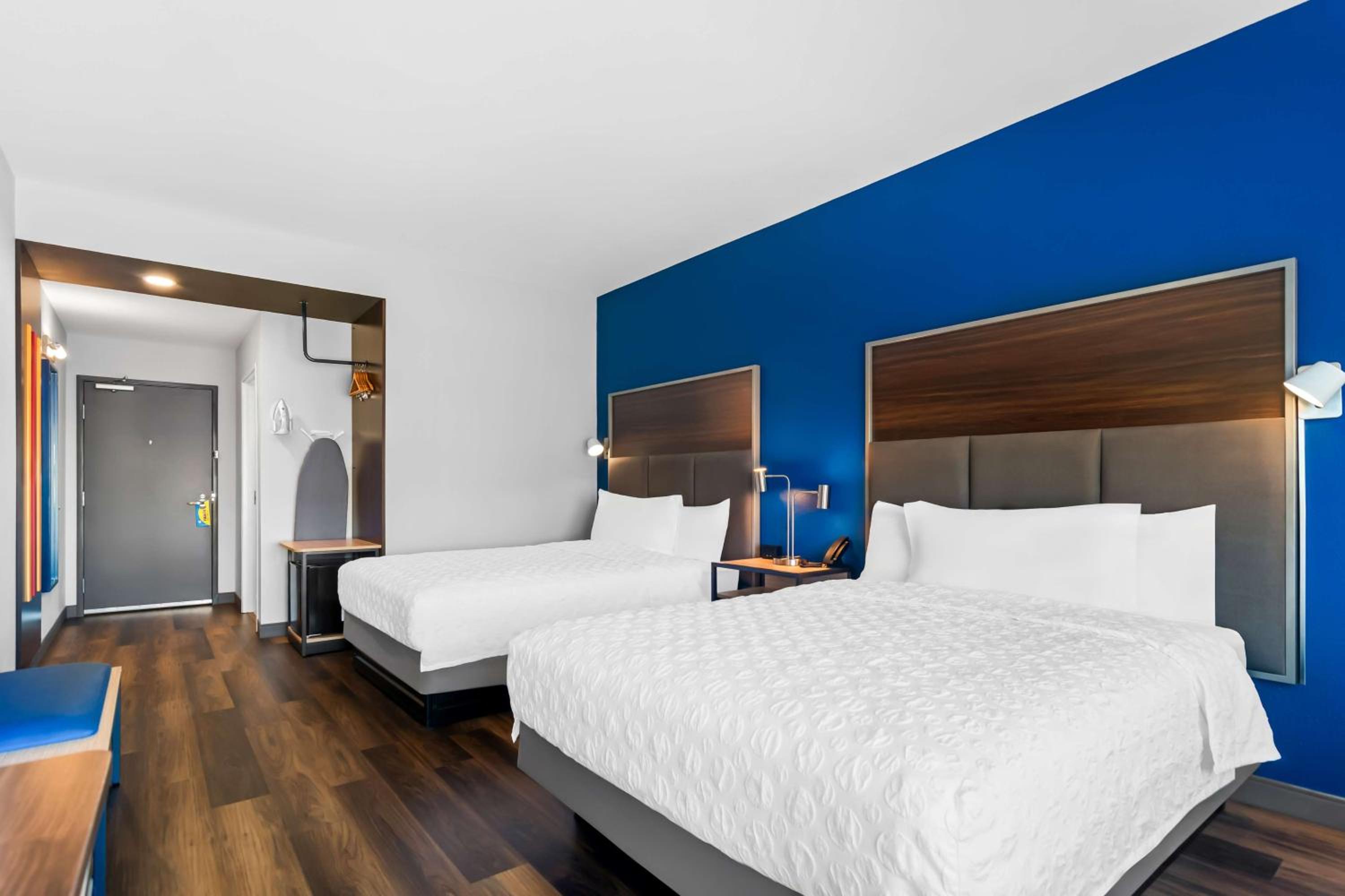 Queen Room with Two Queen Beds and Walk-In Shower