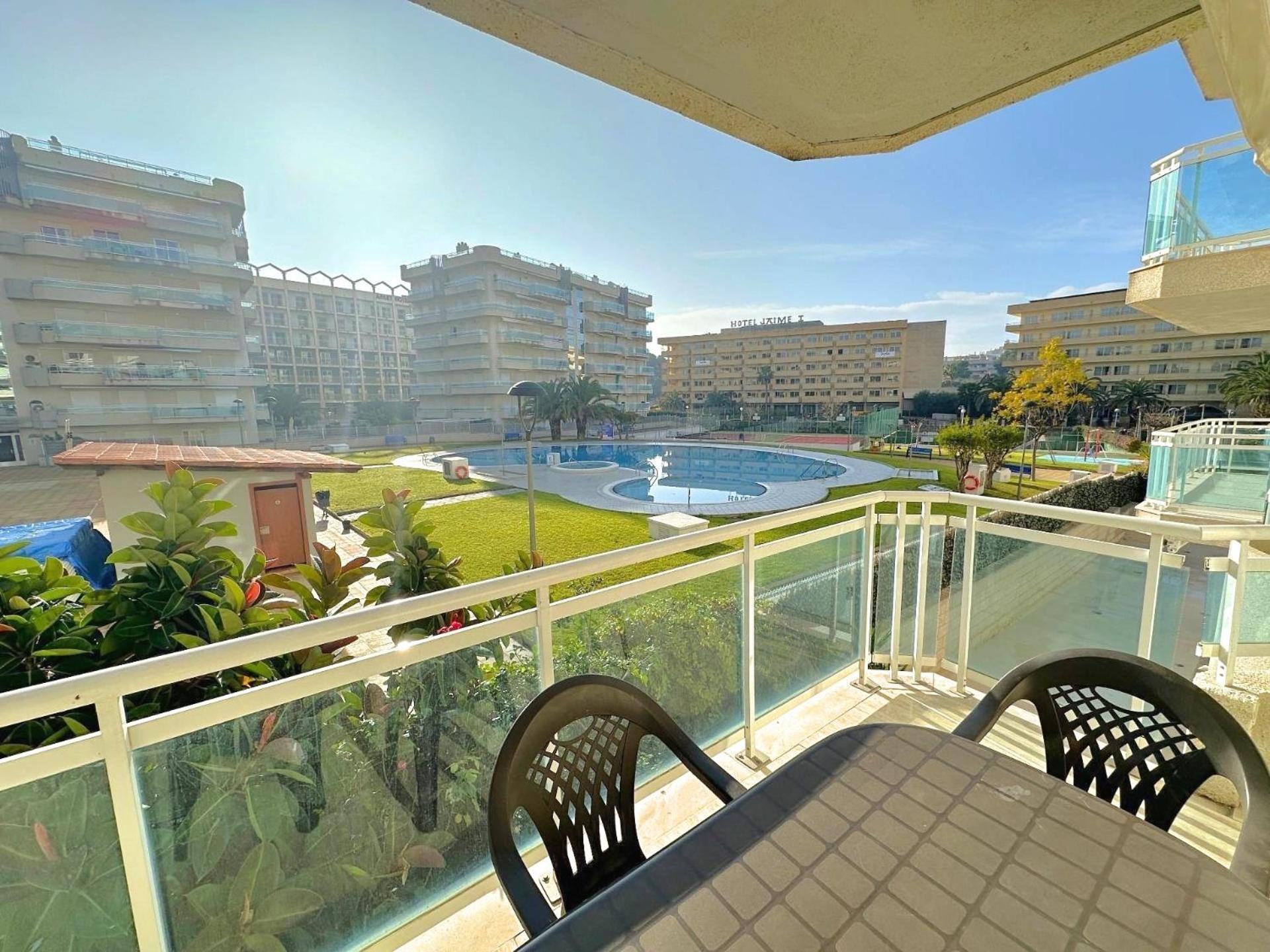 Two-Bedroom Apartment with Pool View