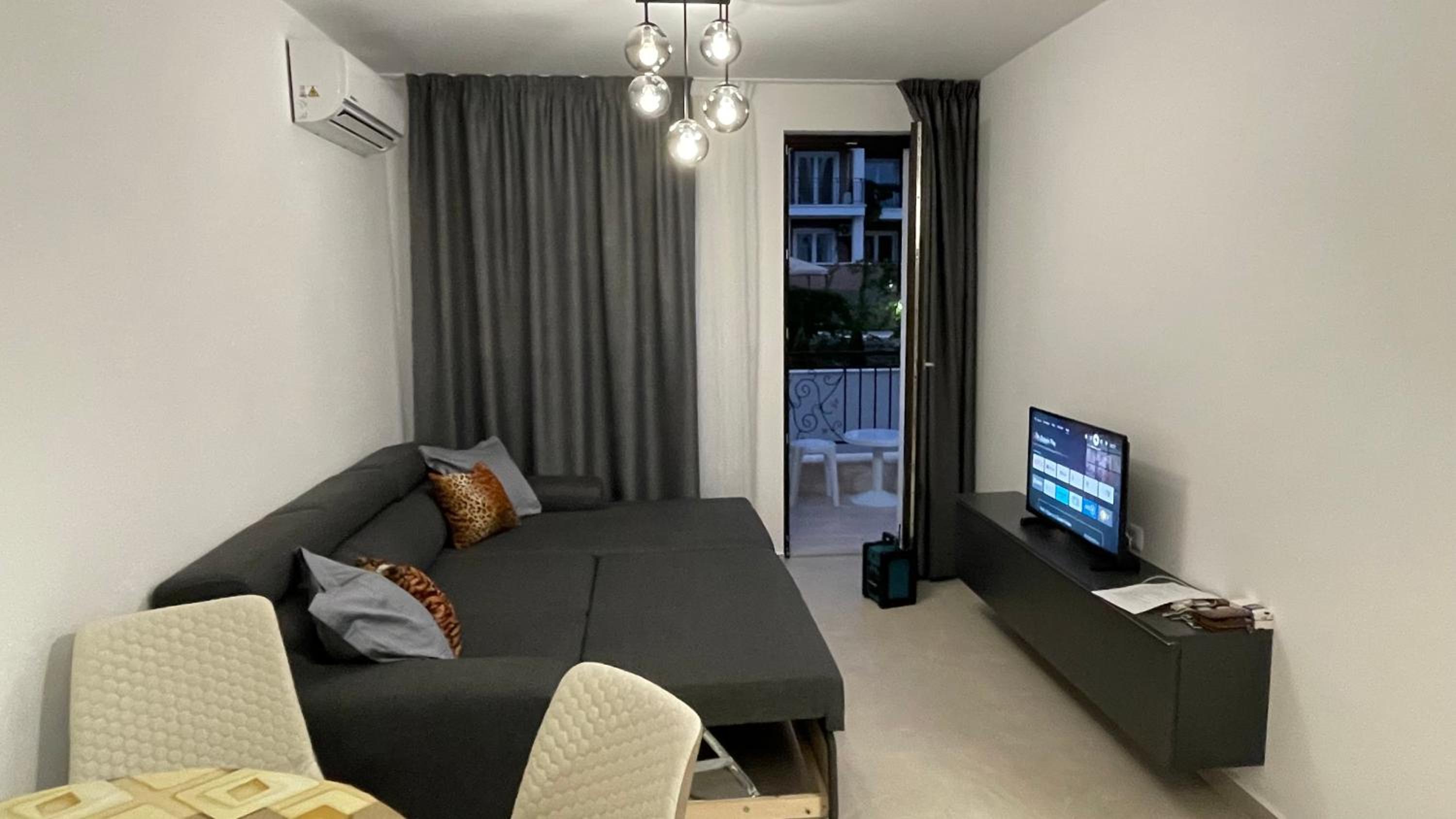 One-Bedroom Apartment with Balcony and Mountain View   photo 2